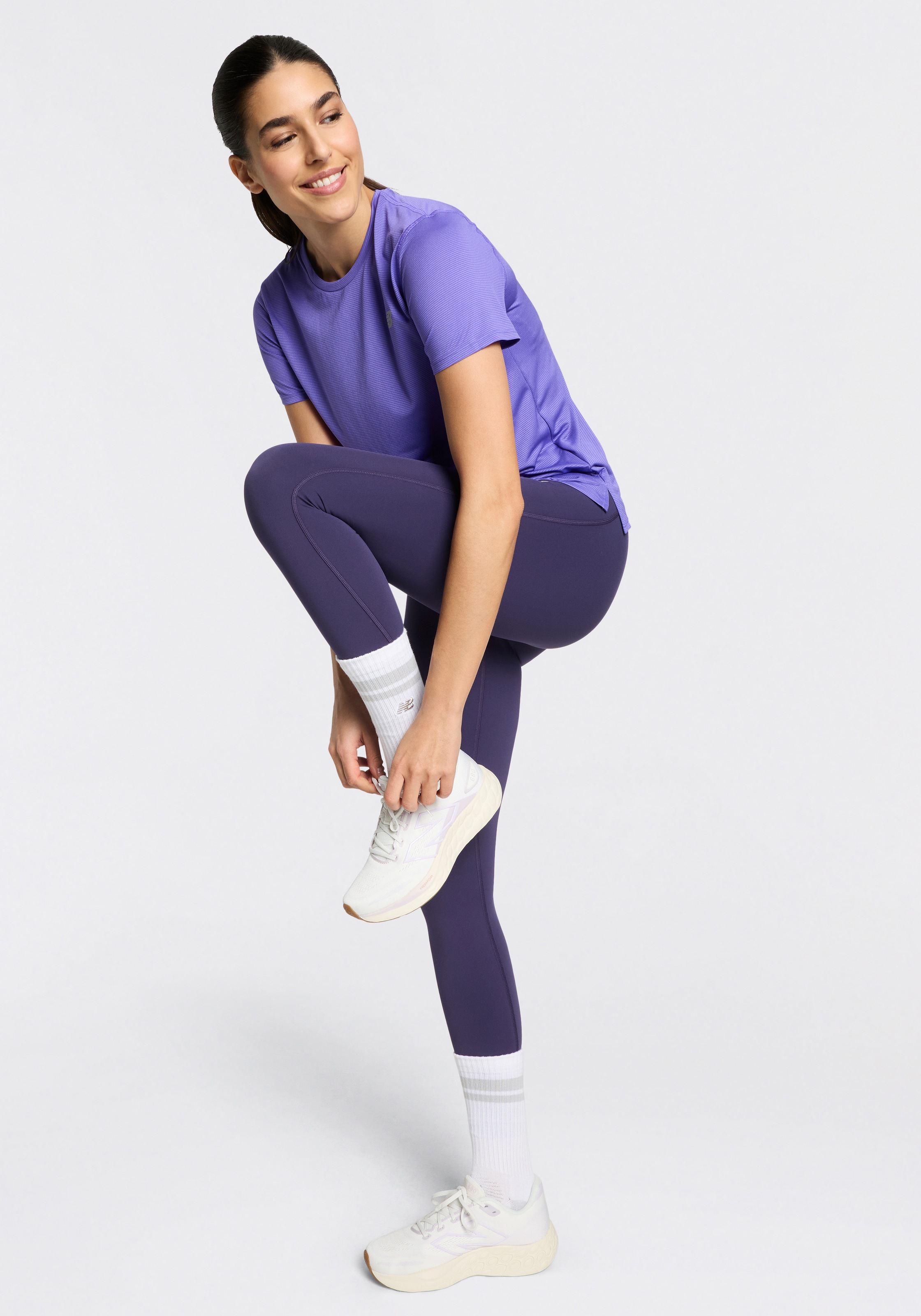 New Balance Lauftights »Sleek High Rise Legging 25"«  für Laufen, mit hohem Bund