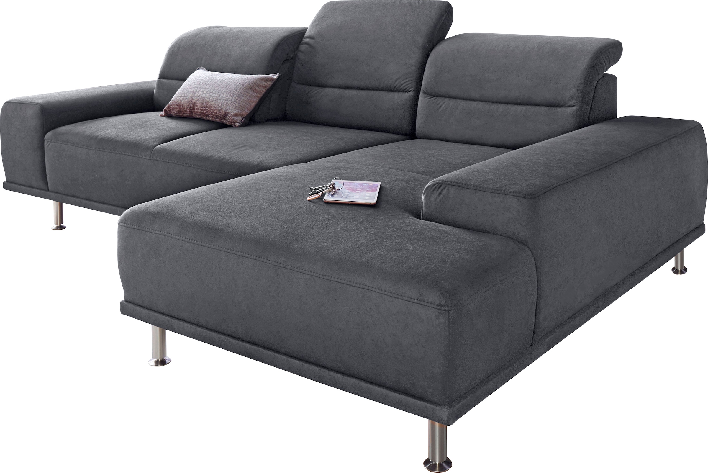 sit&more Ecksofa "Mariola L-Form", mit Recamiere und Federkern, inklusive S günstig online kaufen