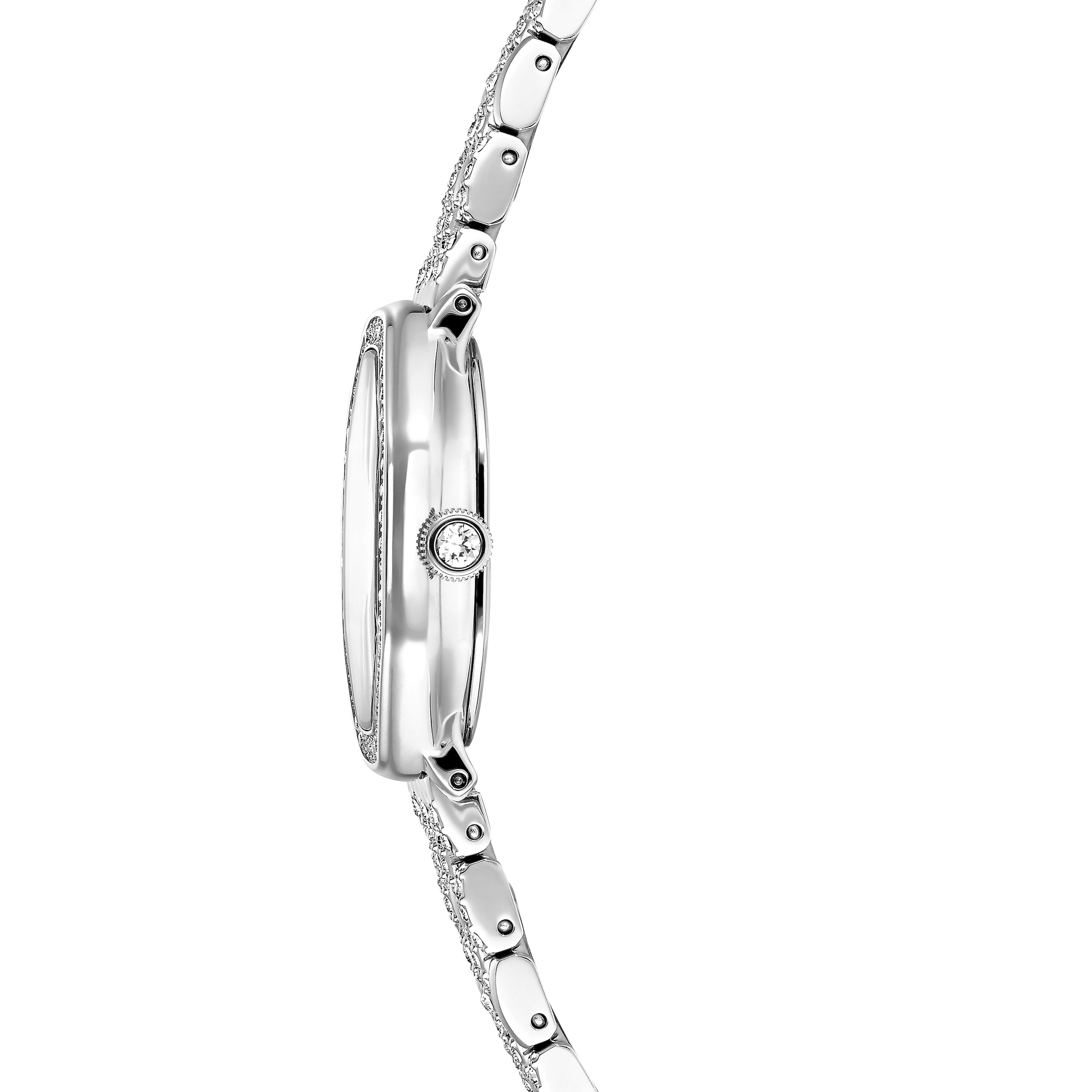 Swarovski Quarzuhr »DEXTERA OCTAGON«, Armbanduhr, Damenuhr, Swiss Made, Edelstahlarmband, analog