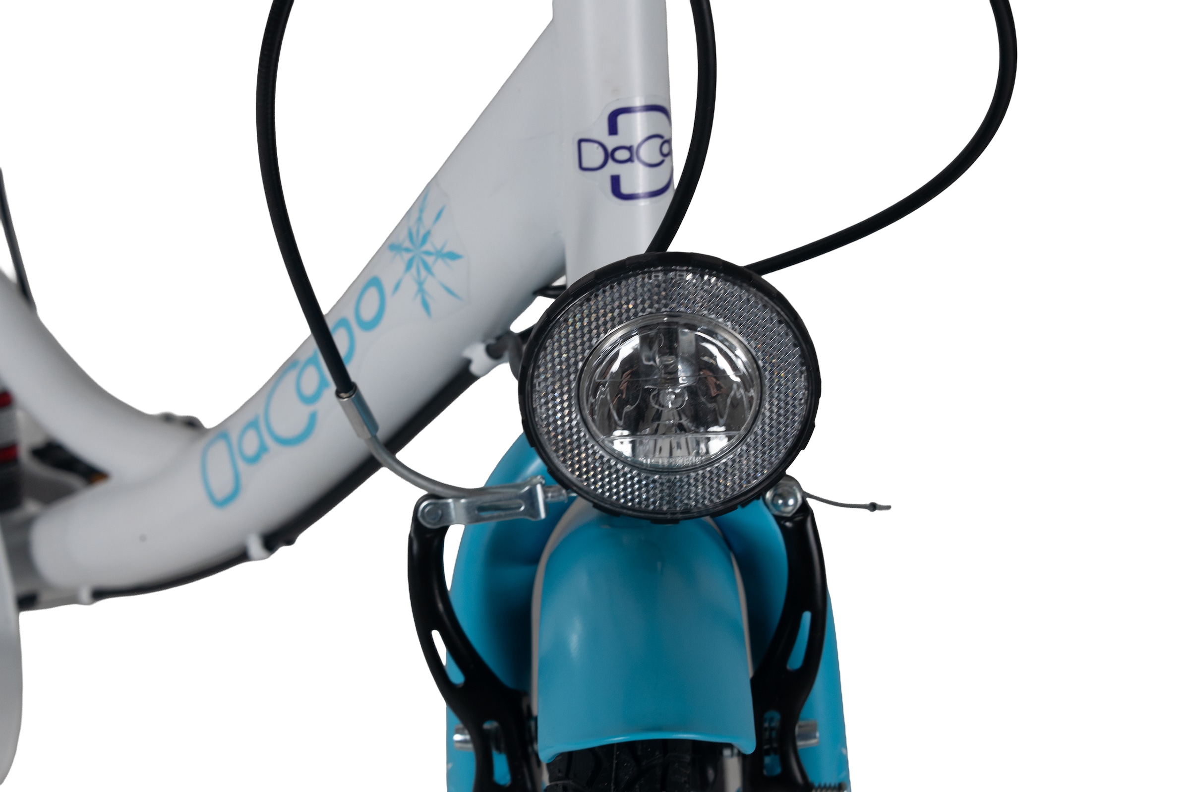Dacapo Jugendfahrrad »DaCapo Kinderfahrrad 24'' Balloon blau 6 Gänge RH 36 cm« 6 Gang Shimano Tourney Schaltwerk Kettenschaltung