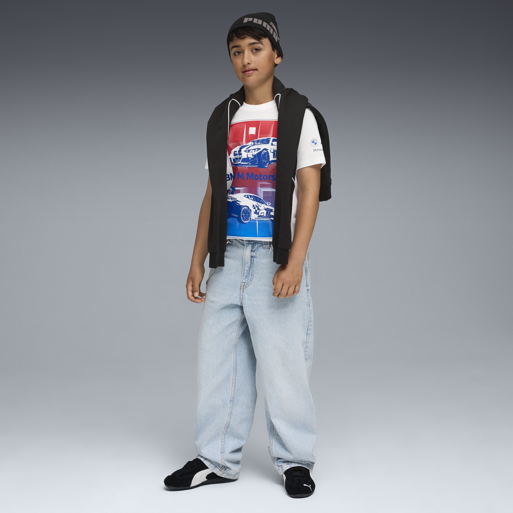 PUMA T-Shirt »BMW M Motorsport Kids Block T-Shirt Jugendliche«