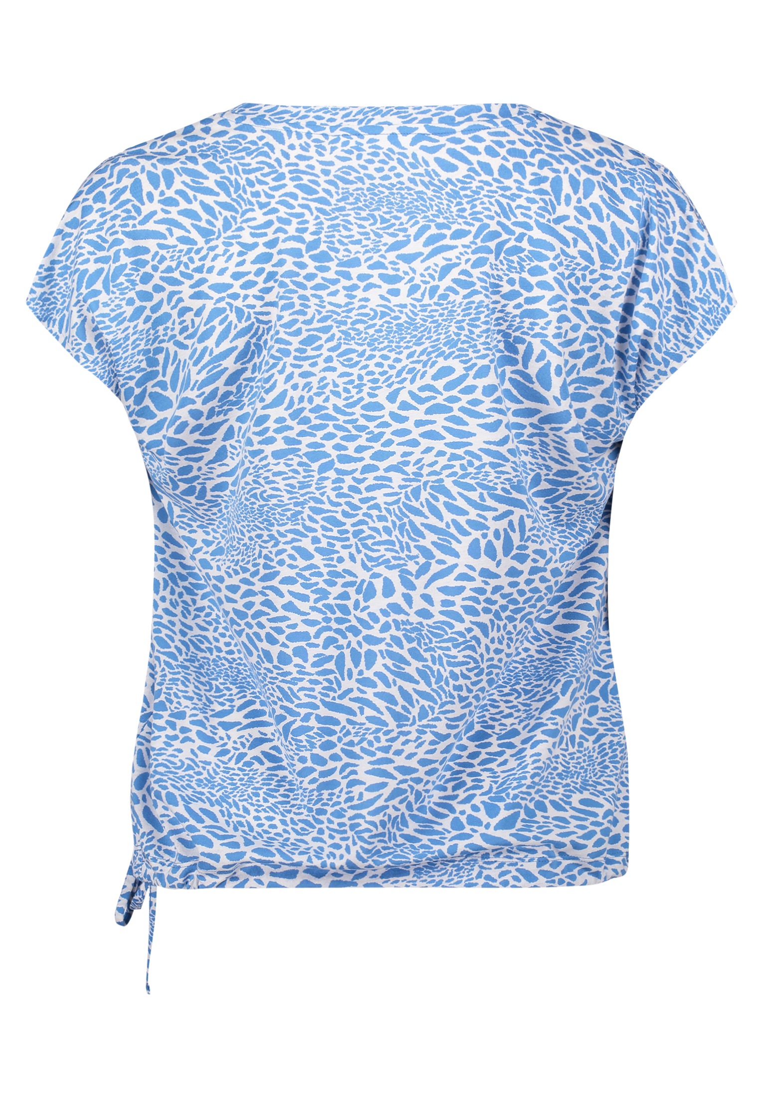 Betty&Co Kurzarmshirt »Betty & Co Casual-Shirt mit Tunnelzug«, (1 tlg.), Druck
