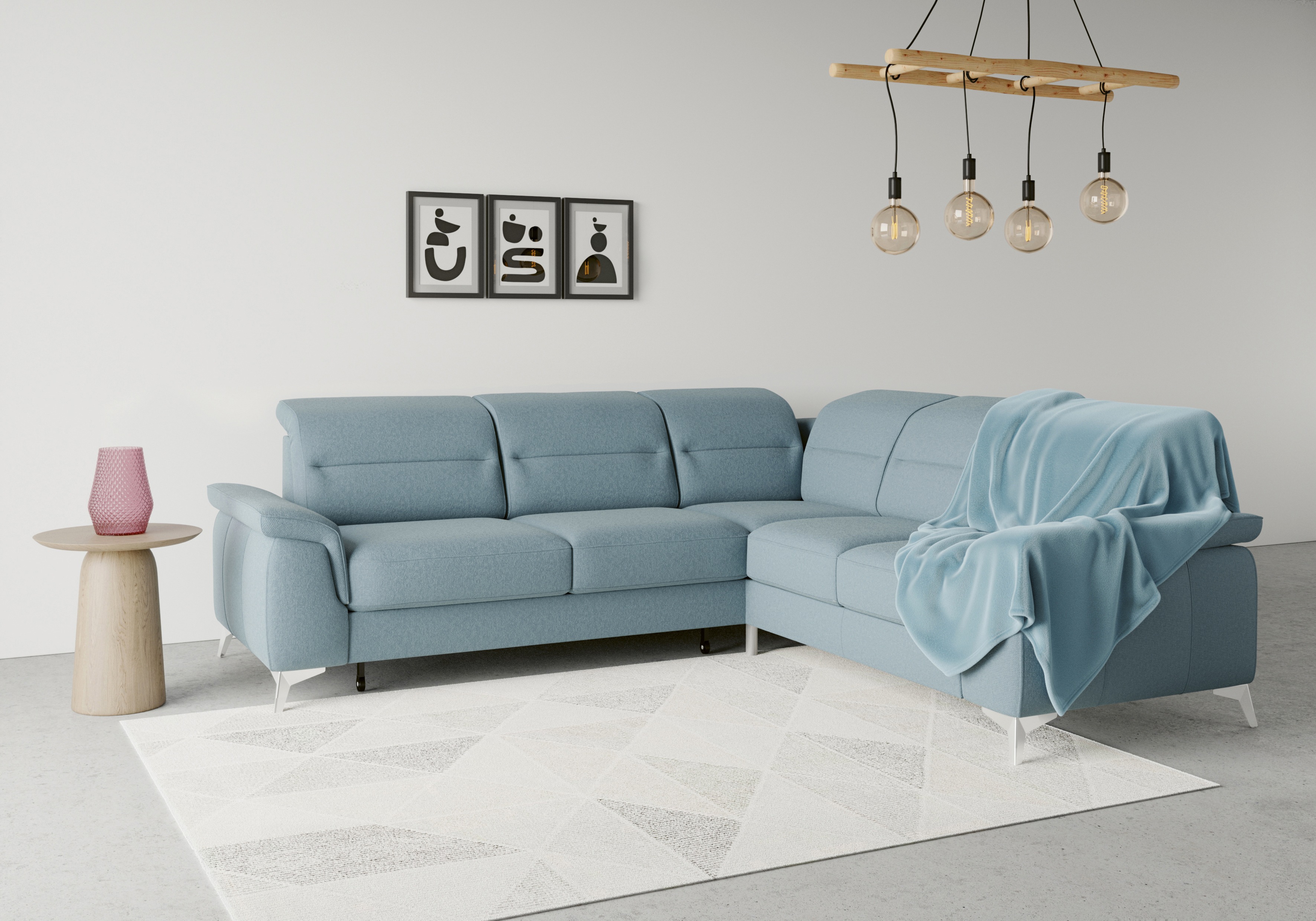 Thumbnail - sit&more Ecksofa "Sinatra L-Form", optional mit Kopfteilverstellung und Armteilfunktion