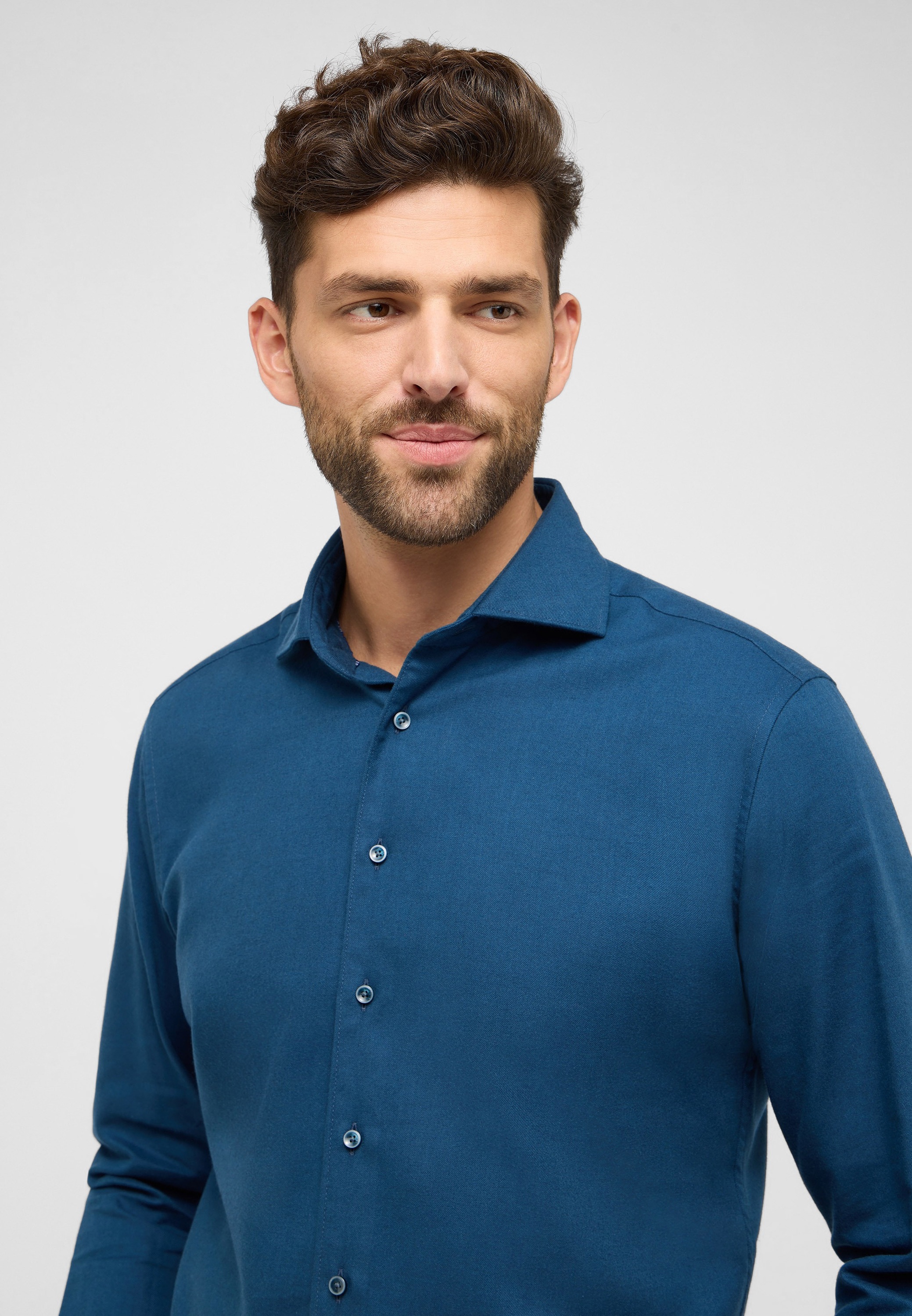 Eterna Langarmhemd »MODERN FIT«, EASY IRON (bügelleicht)