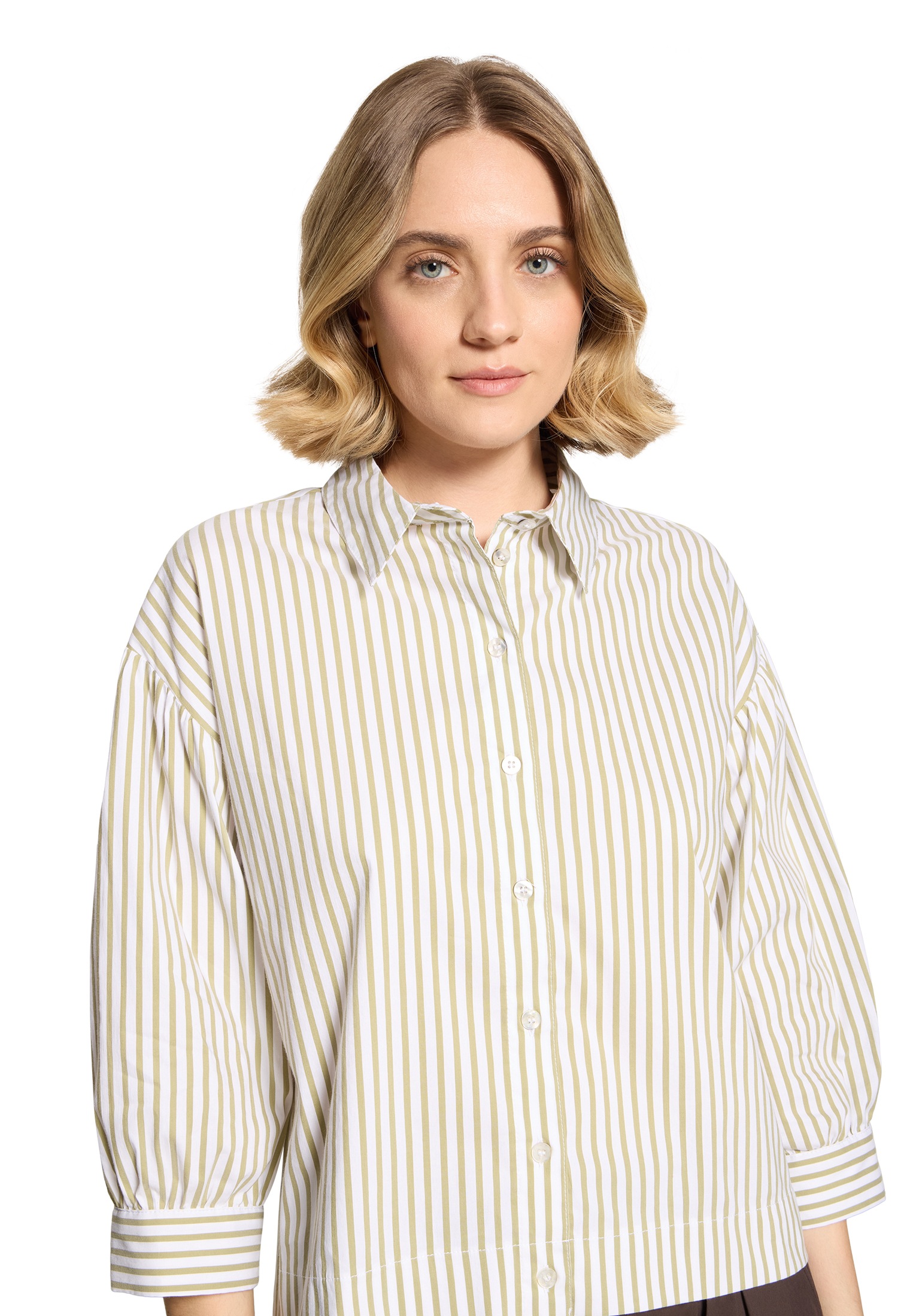 Cartoon Klassische Bluse »Damen mit Raffung«