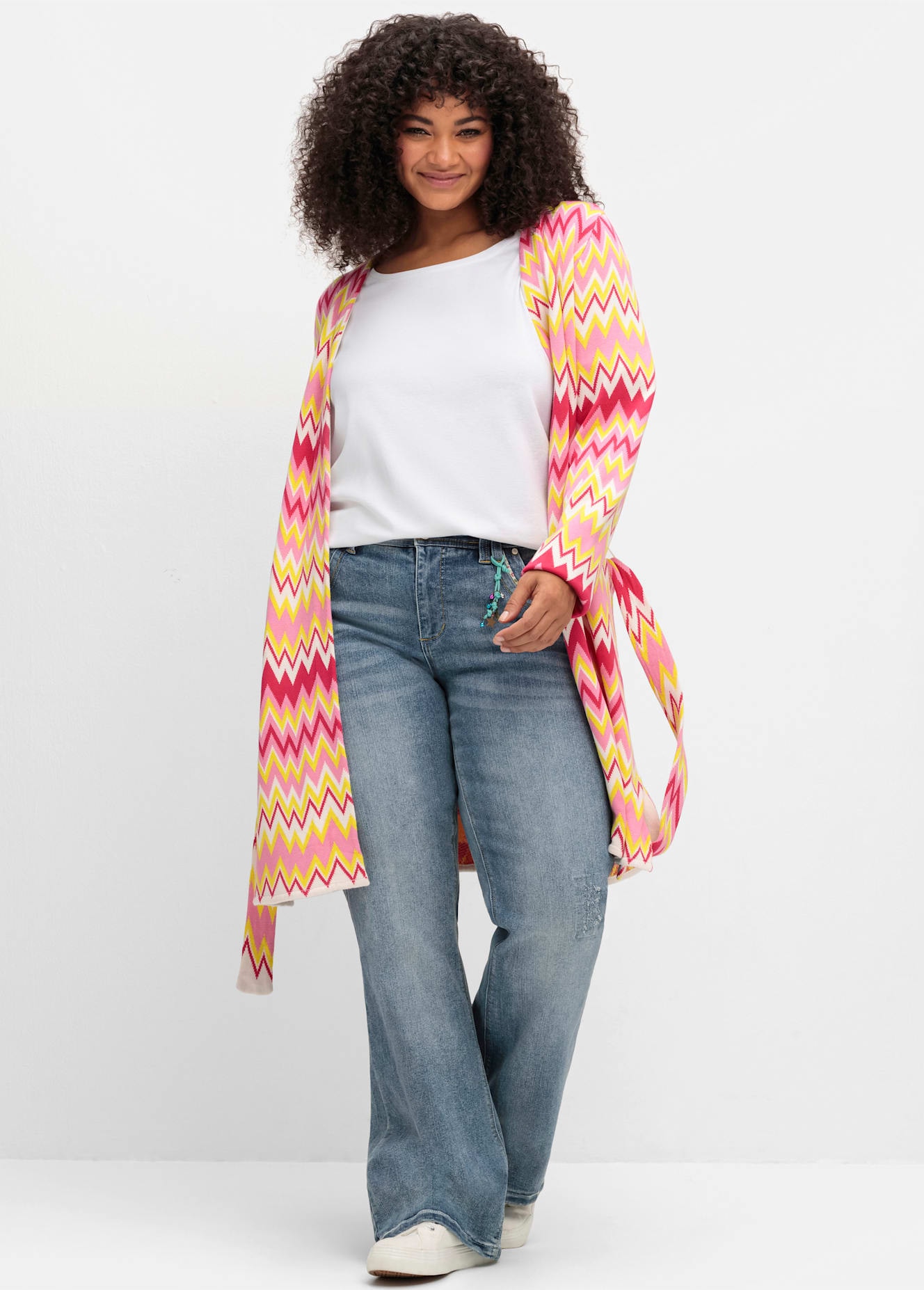 sheego by Joe Browns Longstrickjacke günstig online kaufen