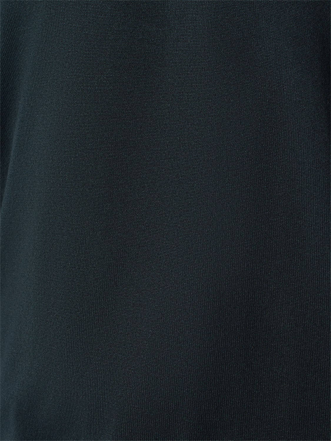 NO EXCESS Rundhalspullover »No Excess Langärmeliger Polo-Pullover«