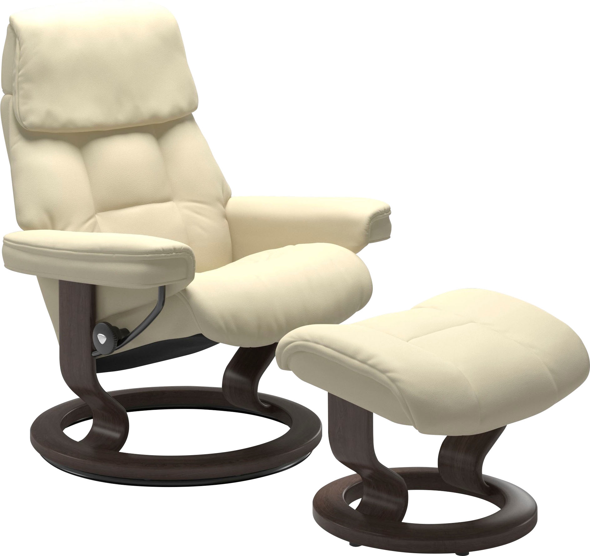 Stressless Relaxsessel "Ruby" mit Classic Base, Größe S, Gestell Eiche, Wenge, Braun & Schwarz