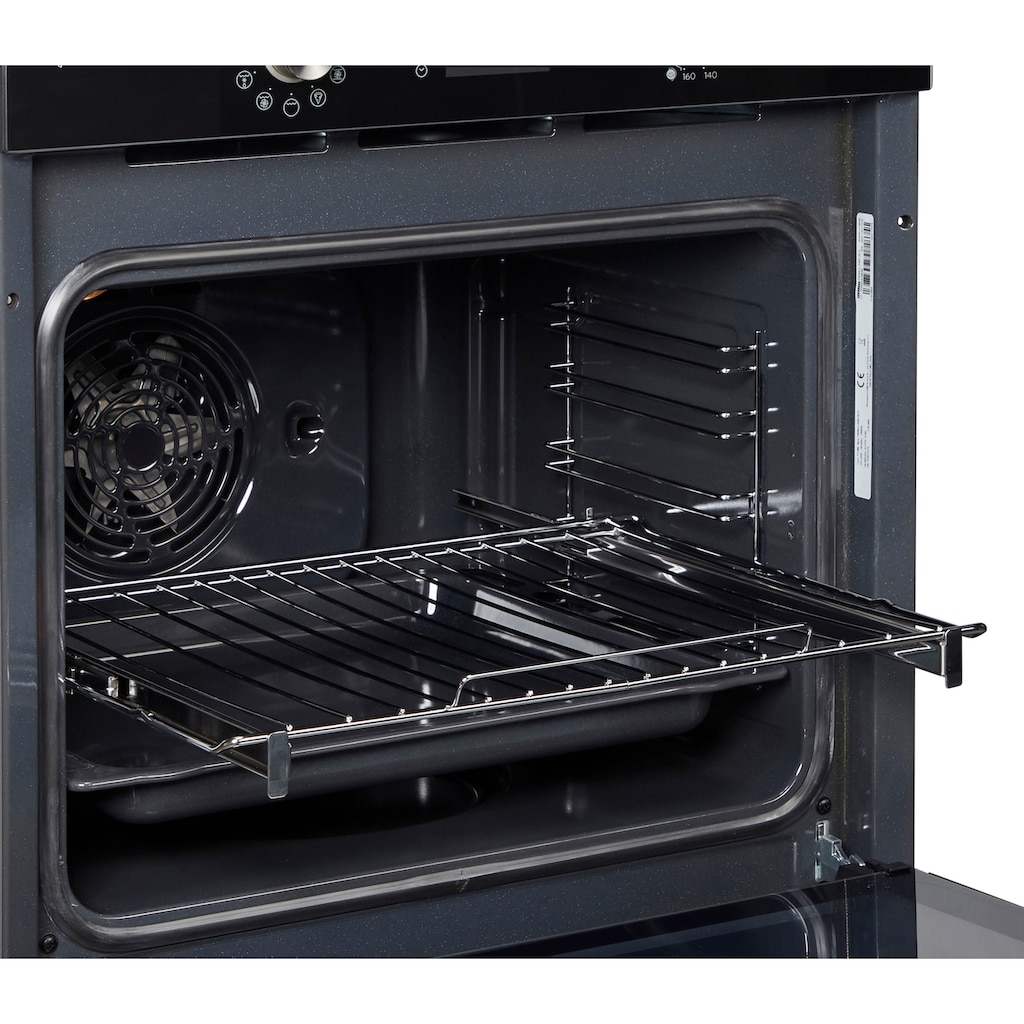 Privileg Backofen-Set »BAKO Turn&Go Steam 500«, PBWK3 JH8S BLG, mit Backauszug, Hydrolyse