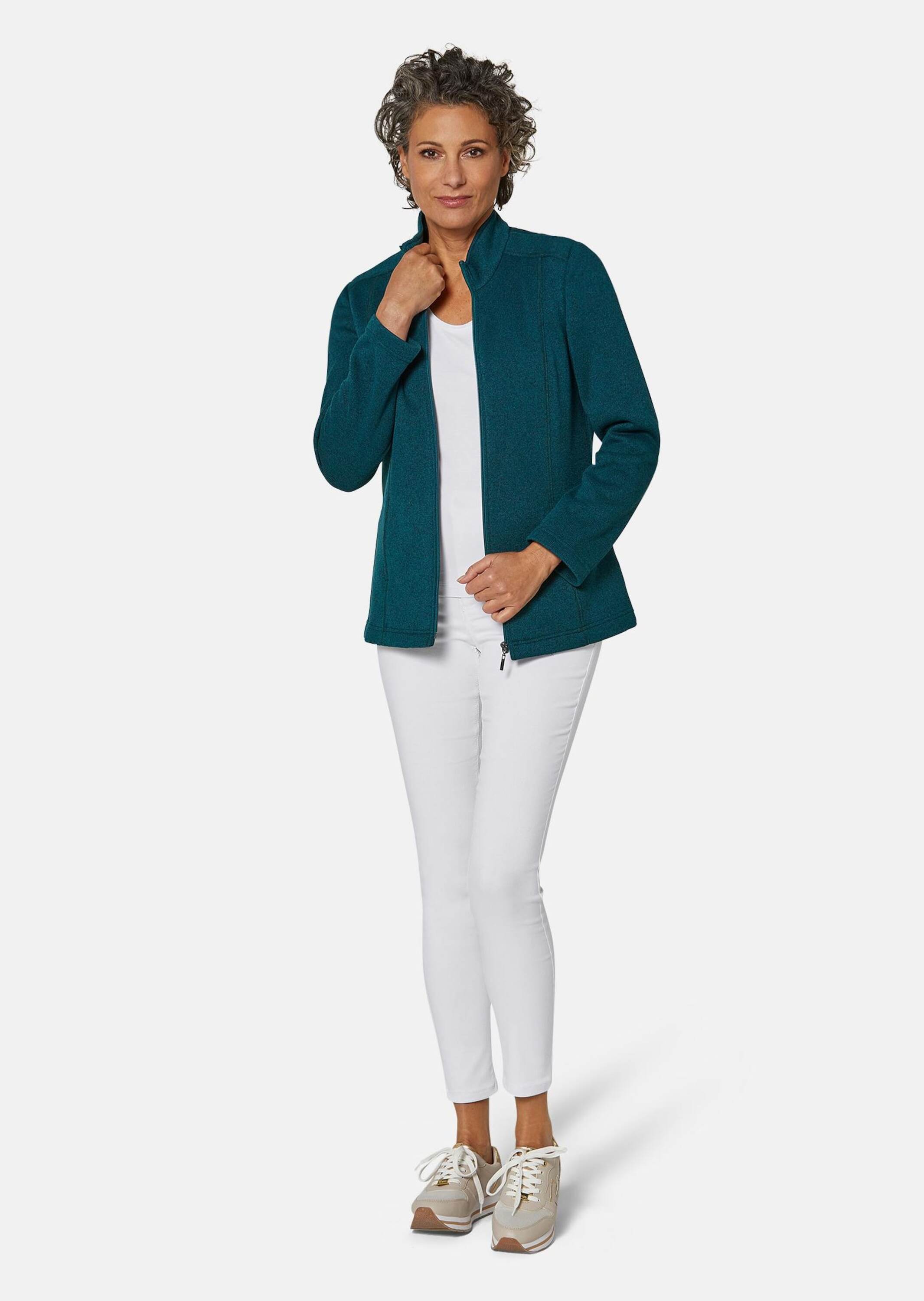 Thumbnail - GOLDNER Fleecejacke "Kuschelweiche Strickfleece-Jacke" Kuschelweiche Innenseite