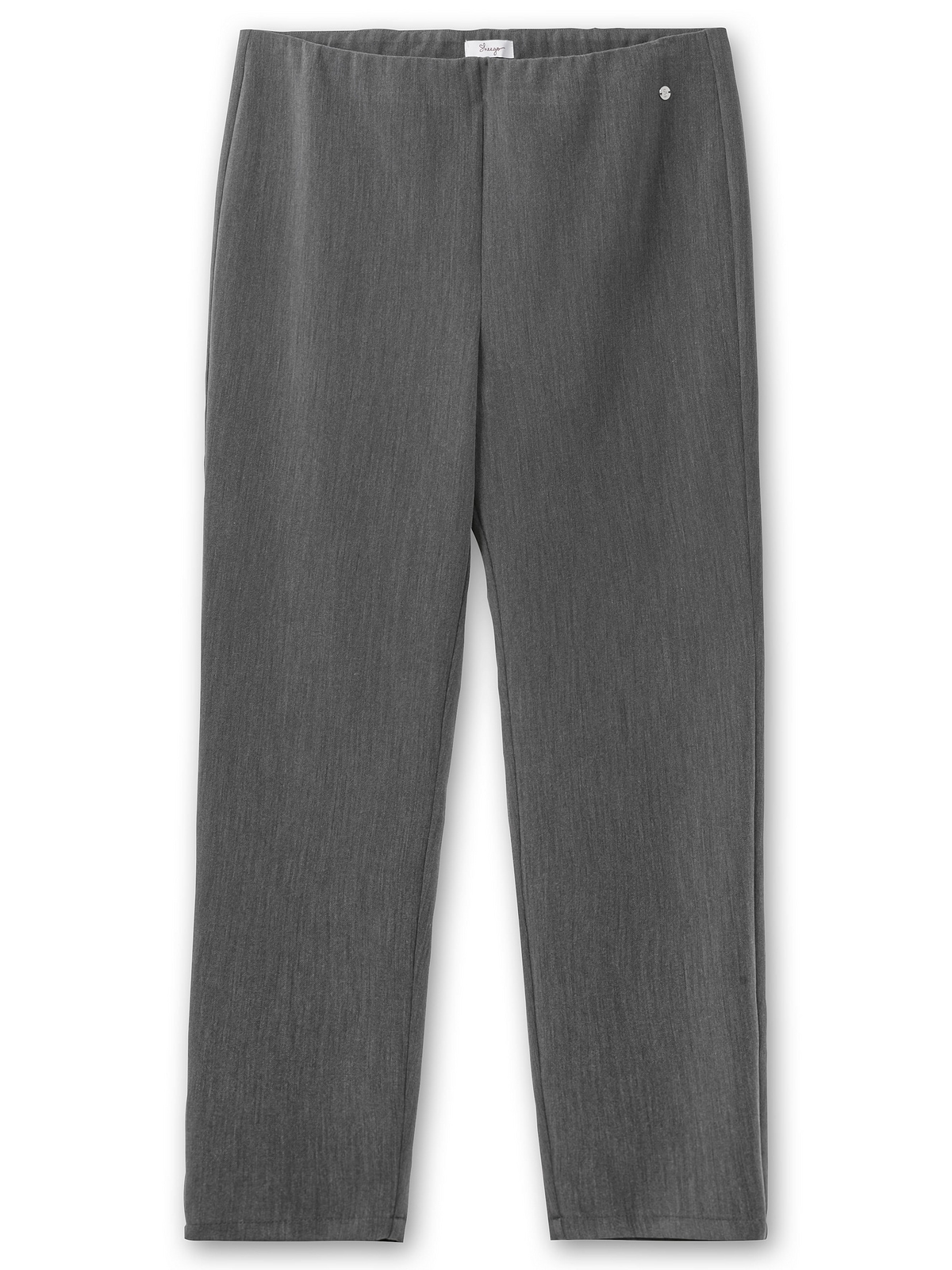 Sheego Stretch-Hose »Große Größen«, mit Schlupfbund, in melierter Optik