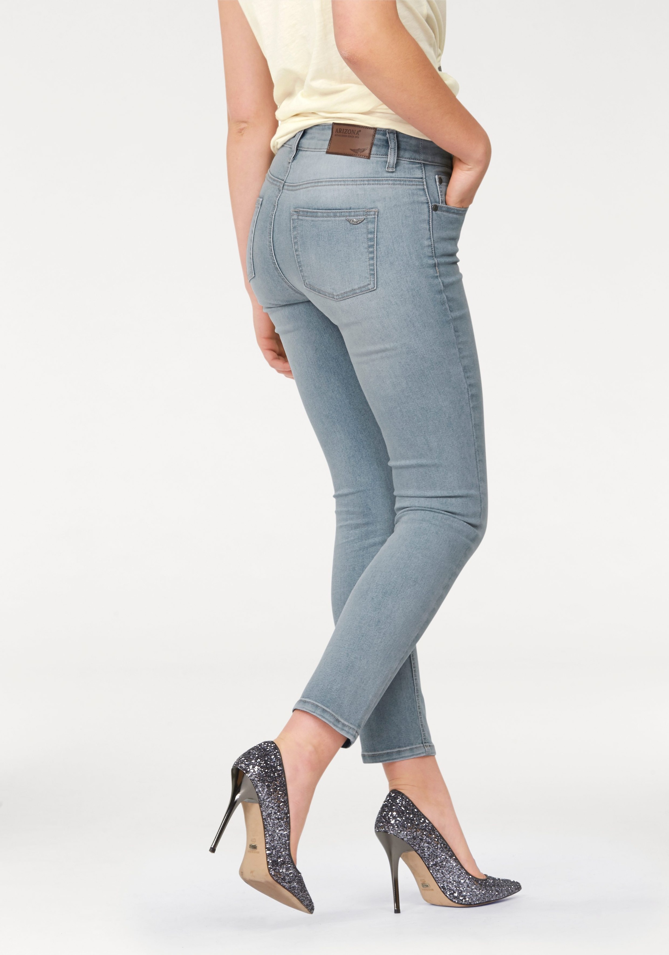 Arizona 7 8 Jeans Shaping Jeans Damen High Waist Jeans Ebay