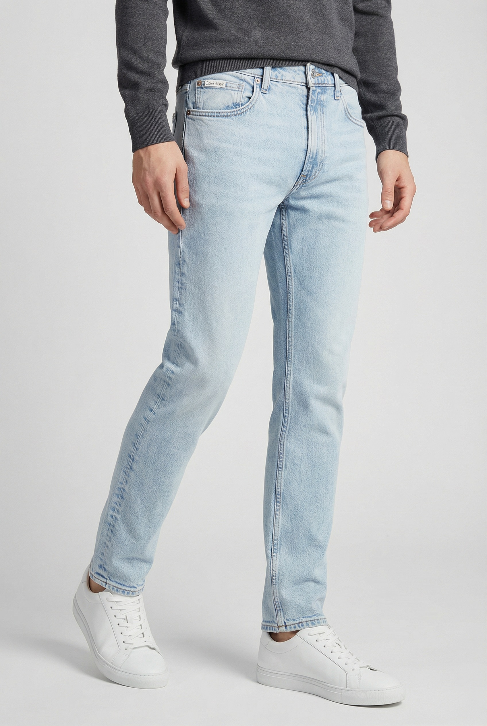 Calvin Klein Jeans Slim-fit-Jeans "SLIM TAPER" mit Markenlabel günstig online kaufen