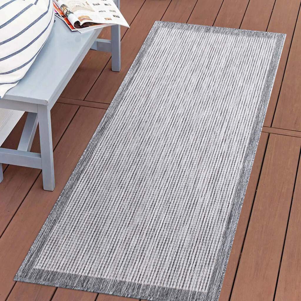 Carpet City Outdoorteppich »Outdoor 470«, rechteckig, 5 mm Höhe, Läufer, UV-beständig, Flachgewebe, auch quadratisch, In- und Outdoor