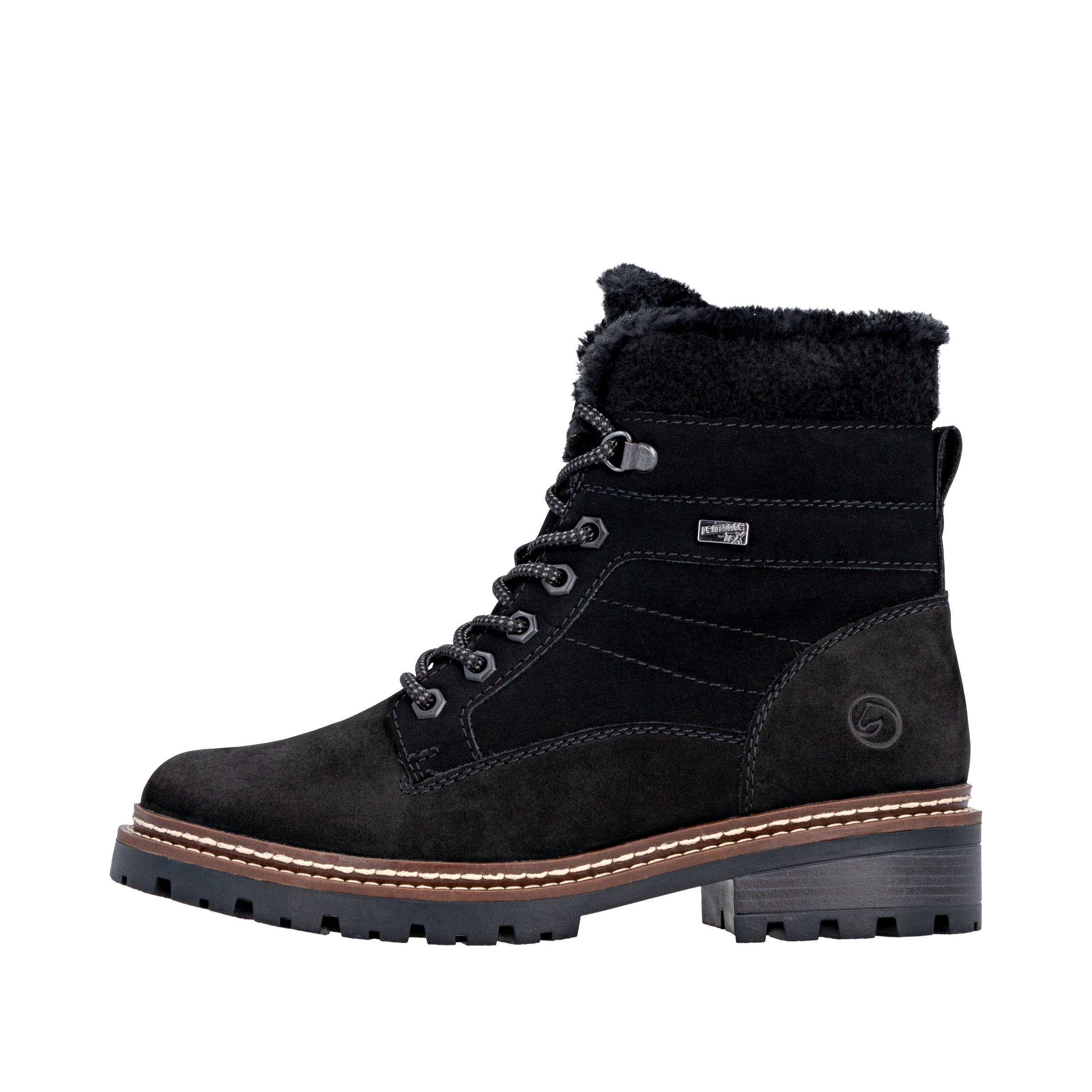 Remonte Winterstiefelette »Elisabeth Hurley-Collection«, Schnürboots mit wasserabweisender TEX-Membran und Fiber Grip