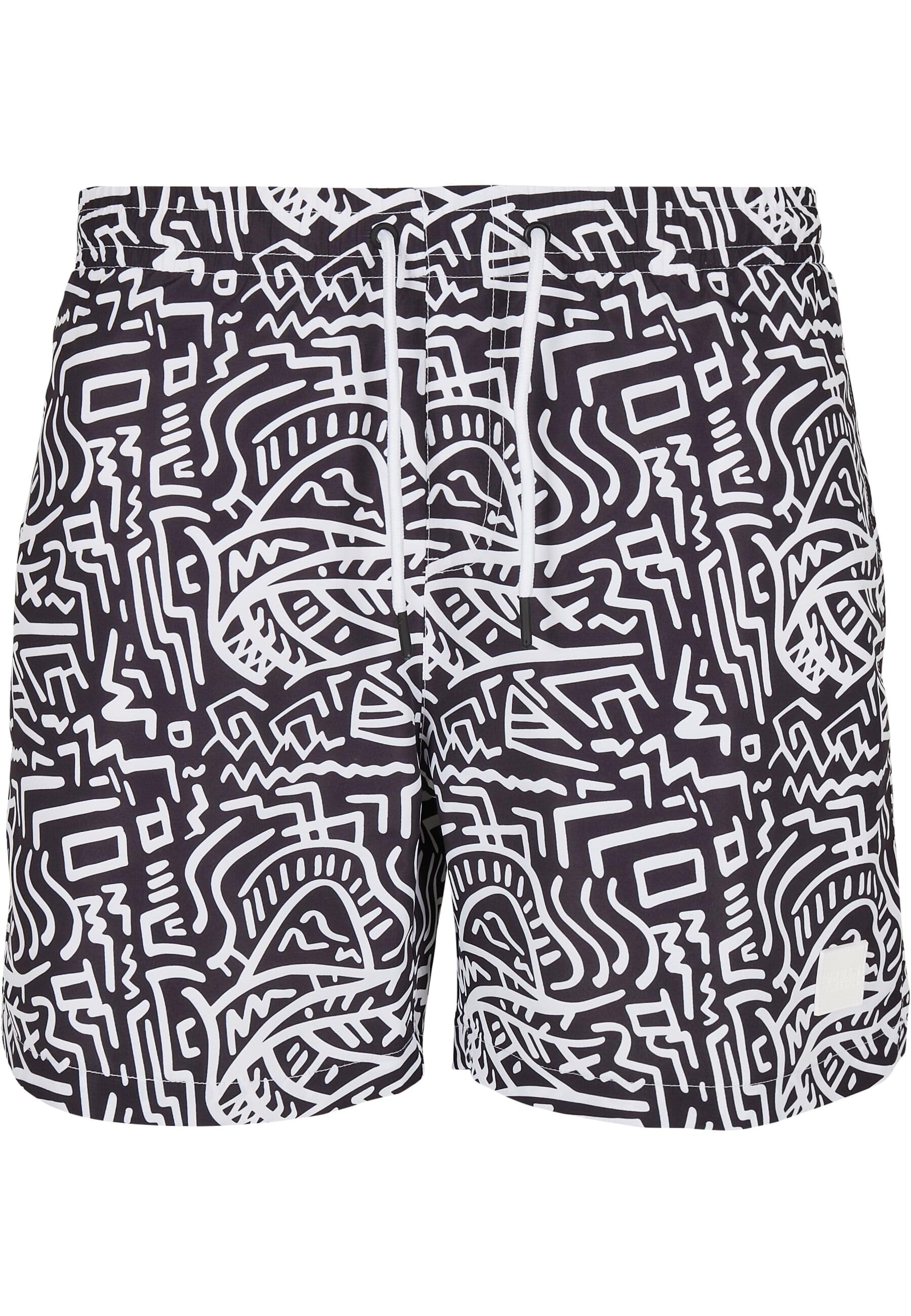 URBAN CLASSICS Badeshorts "Urban Classics Herren Pattern Swim Shorts"