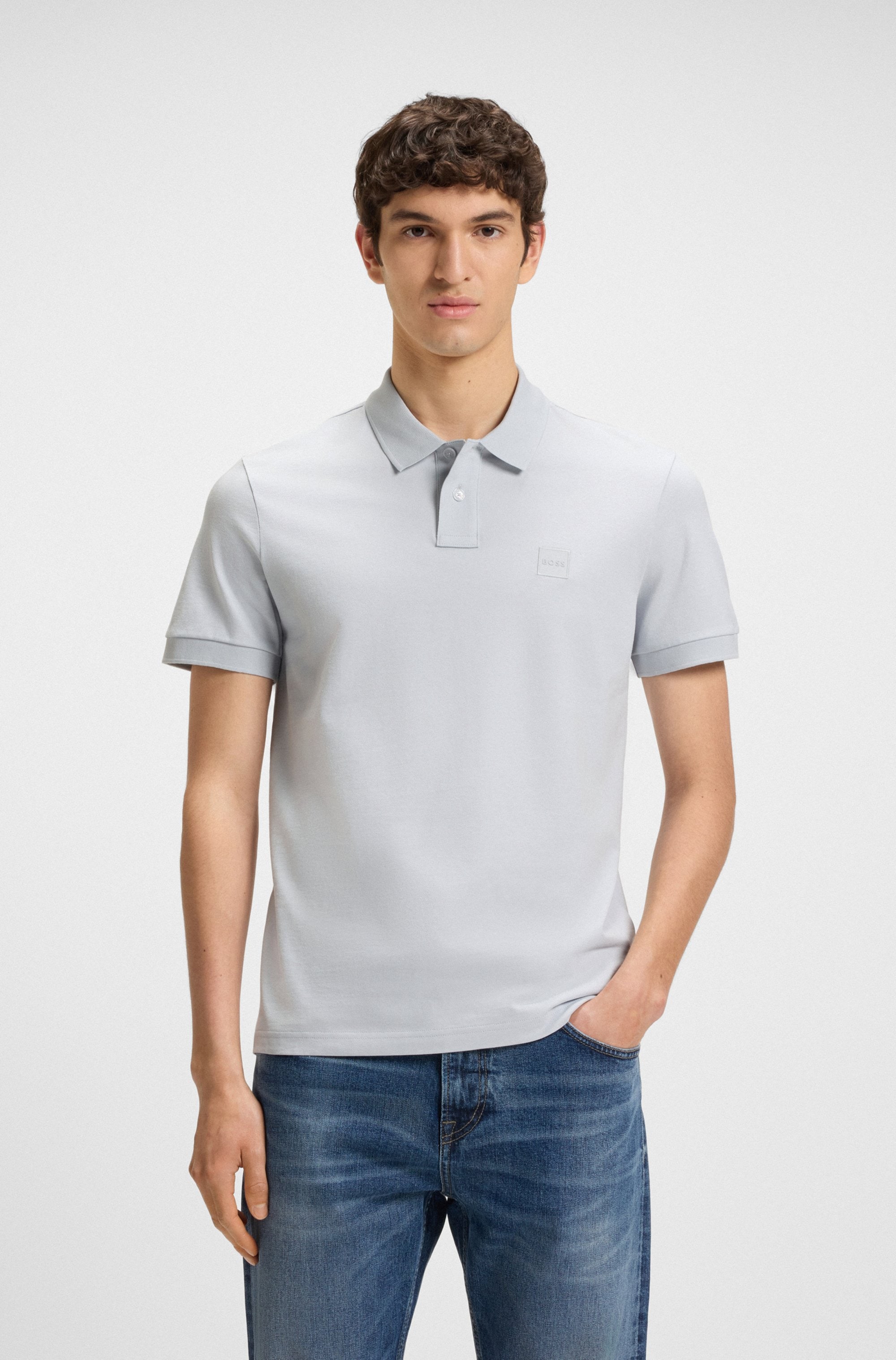 BOSS ORANGE Poloshirt "Passenger Regular Fit" Classic Stretch Pique Polo, pflegeleicht, Baumwolle mit Elasthan