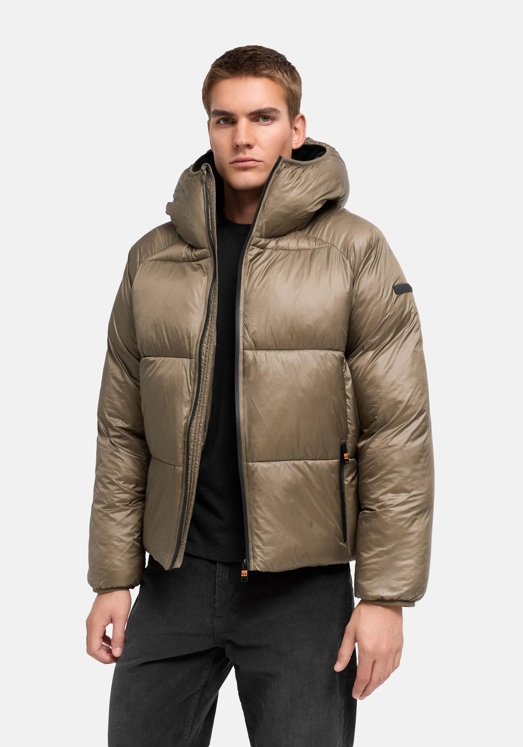 Stone Harbour Outdoorjacke "Ziruus XX" mit Kapuze Warme Herren Steppjacke mit verstellbarem Saum