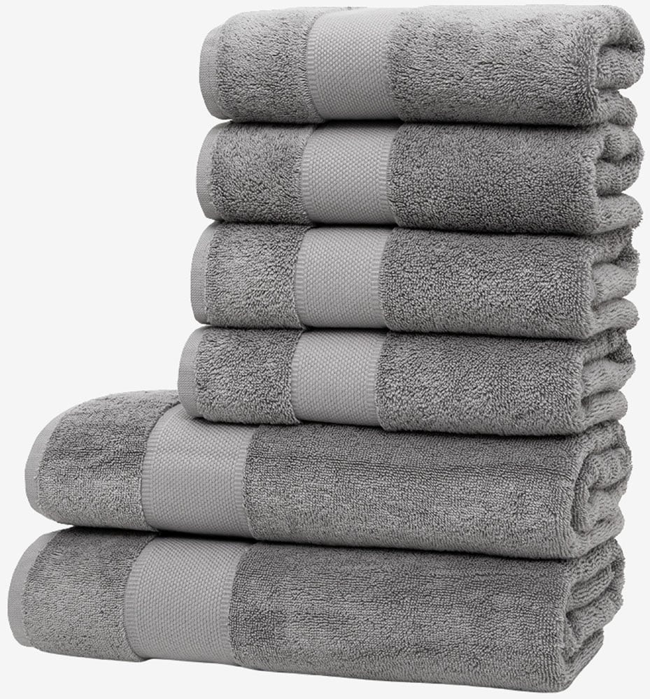 Wolkenfeld Handtuch Set "Premium Low-Twist Baumwolle 550 g/m² – 6-teiliges günstig online kaufen
