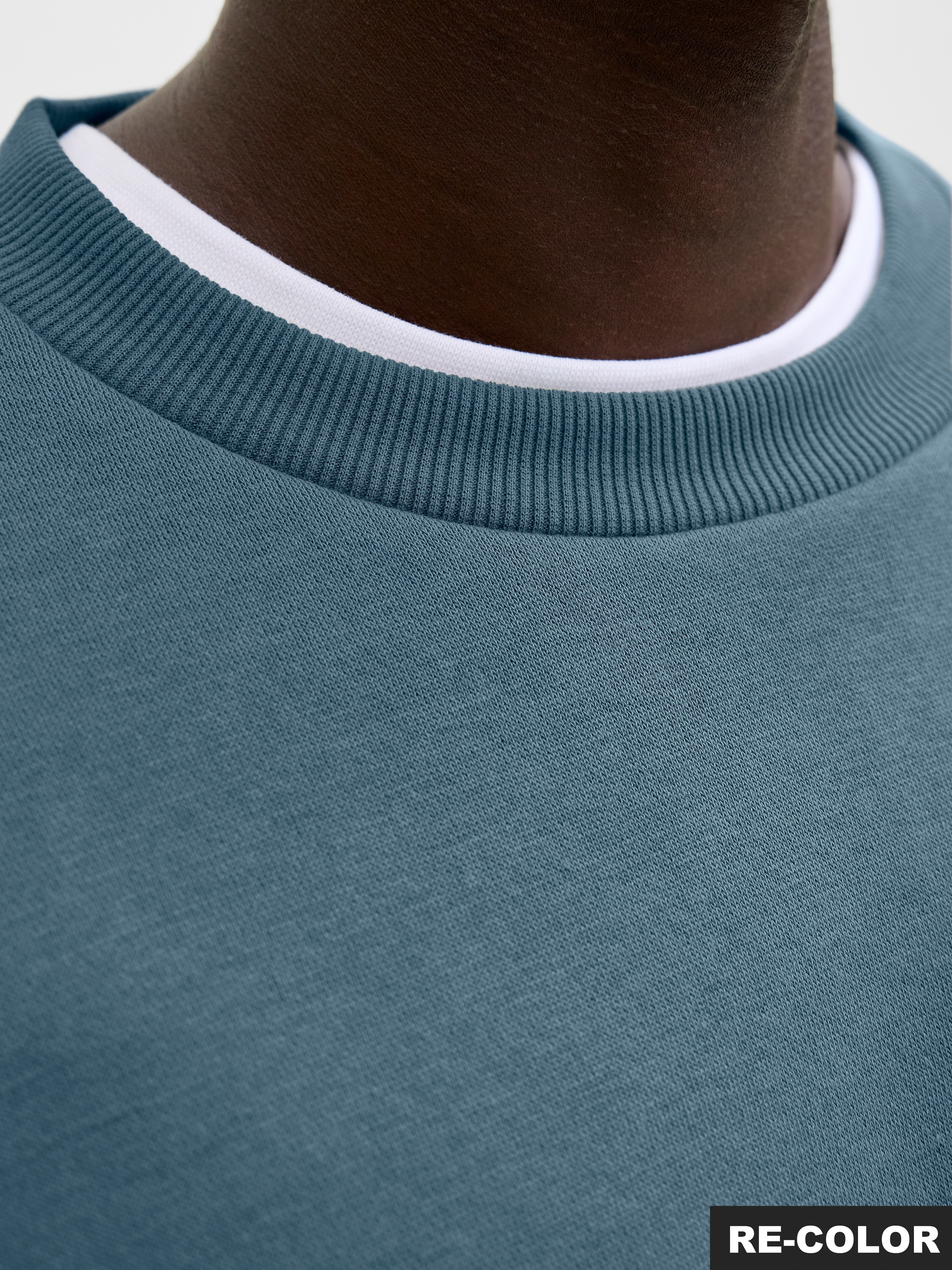 Thumbnail - Jack & Jones Sweatshirt "JJEBRADLEY mit Rippbündchen für Alltag und Freizeit"