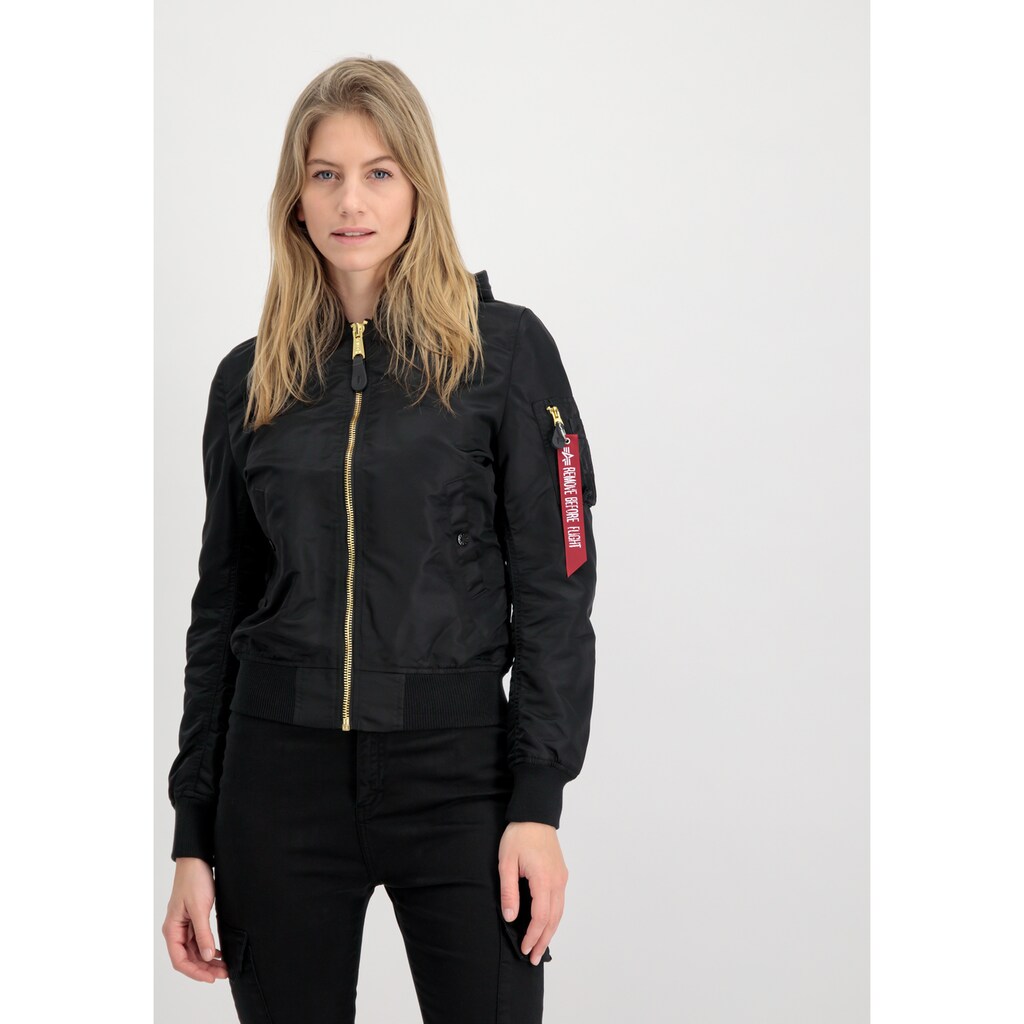 Alpha Industries Bomberjacke »Alpha Industries Women - Bomber & Flight Jackets MA-1 Hooded Wmn«