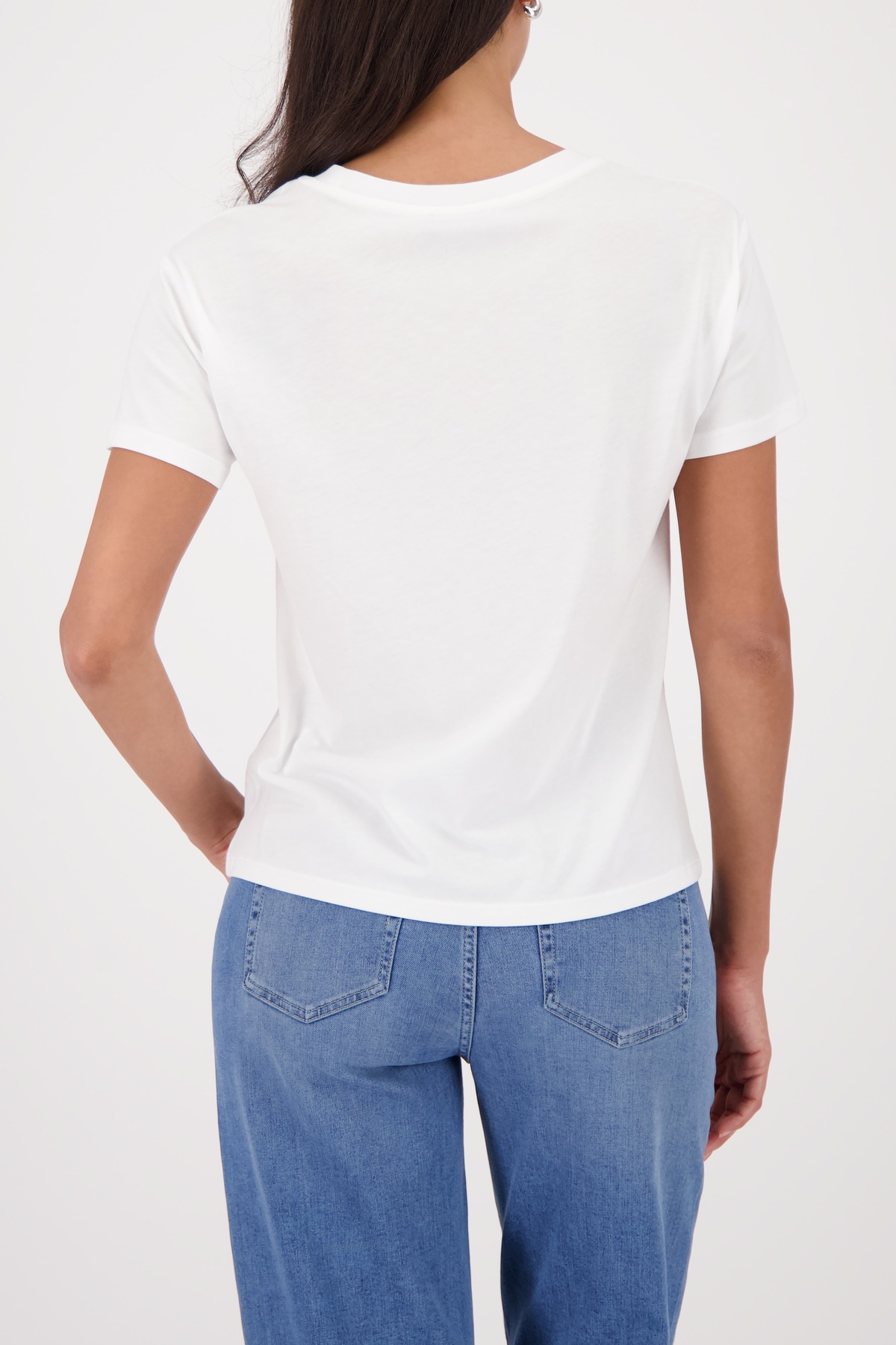 Thumbnail - Monari T-Shirt "Shirt Leo platziert" Regular fit mit Leopardenprint