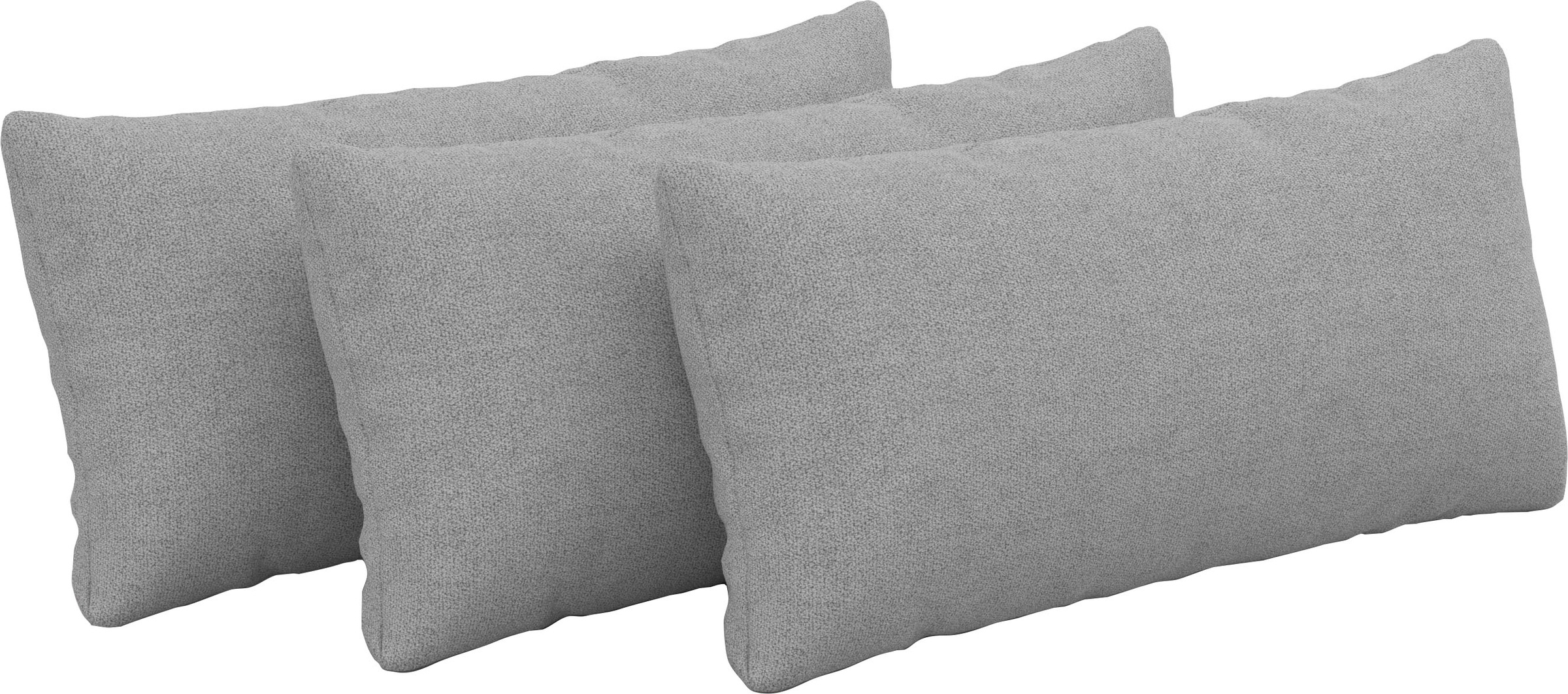 Auflagekissen SIT & MORE, B:60cm H:30cm T:10cm, grau, 95%Polyester 5%Polyamid, Polsterauflagen, "Dance"