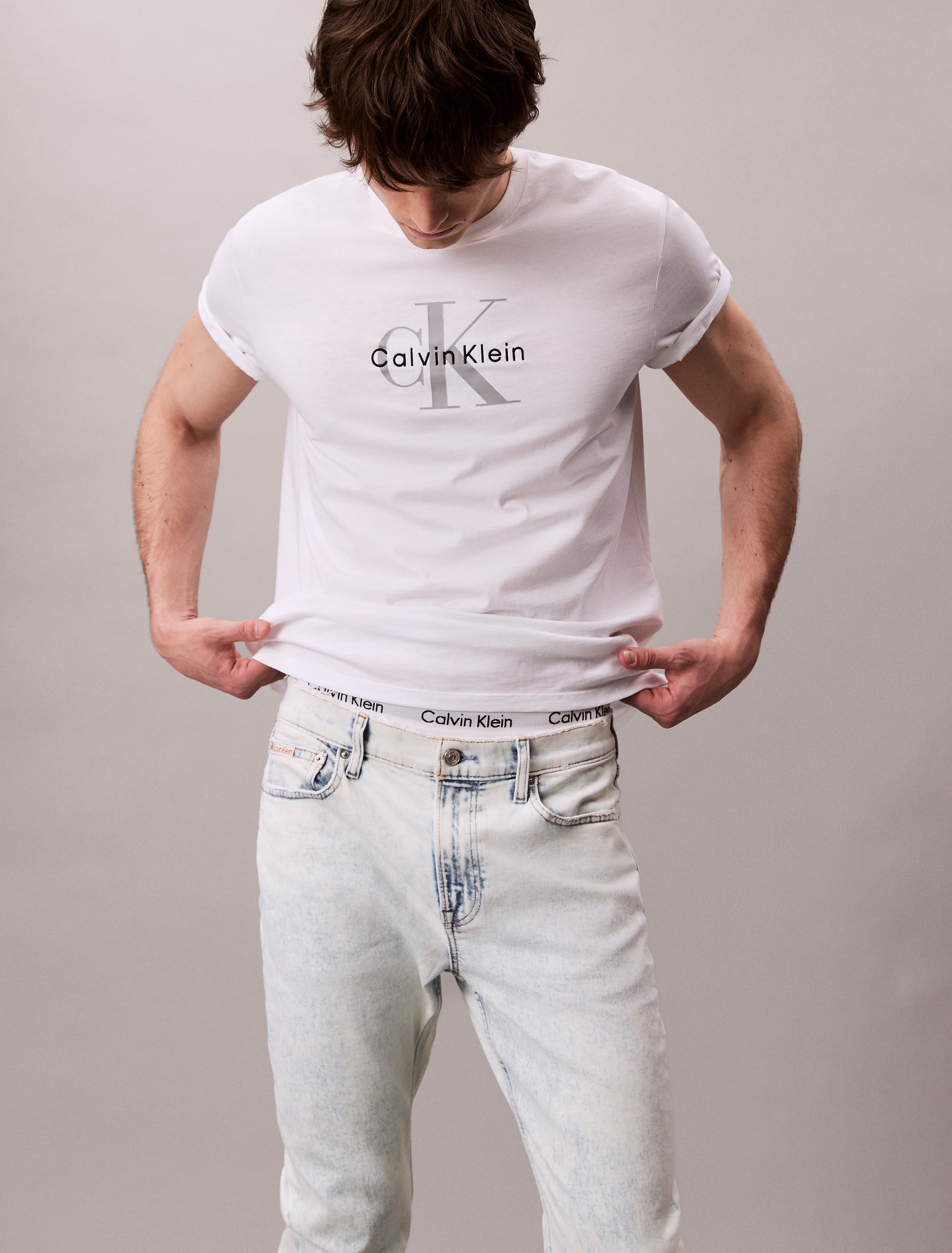 Calvin Klein Jeans Slim-fit-Jeans »SLM TPR«, Mit Gürtelschlaufen