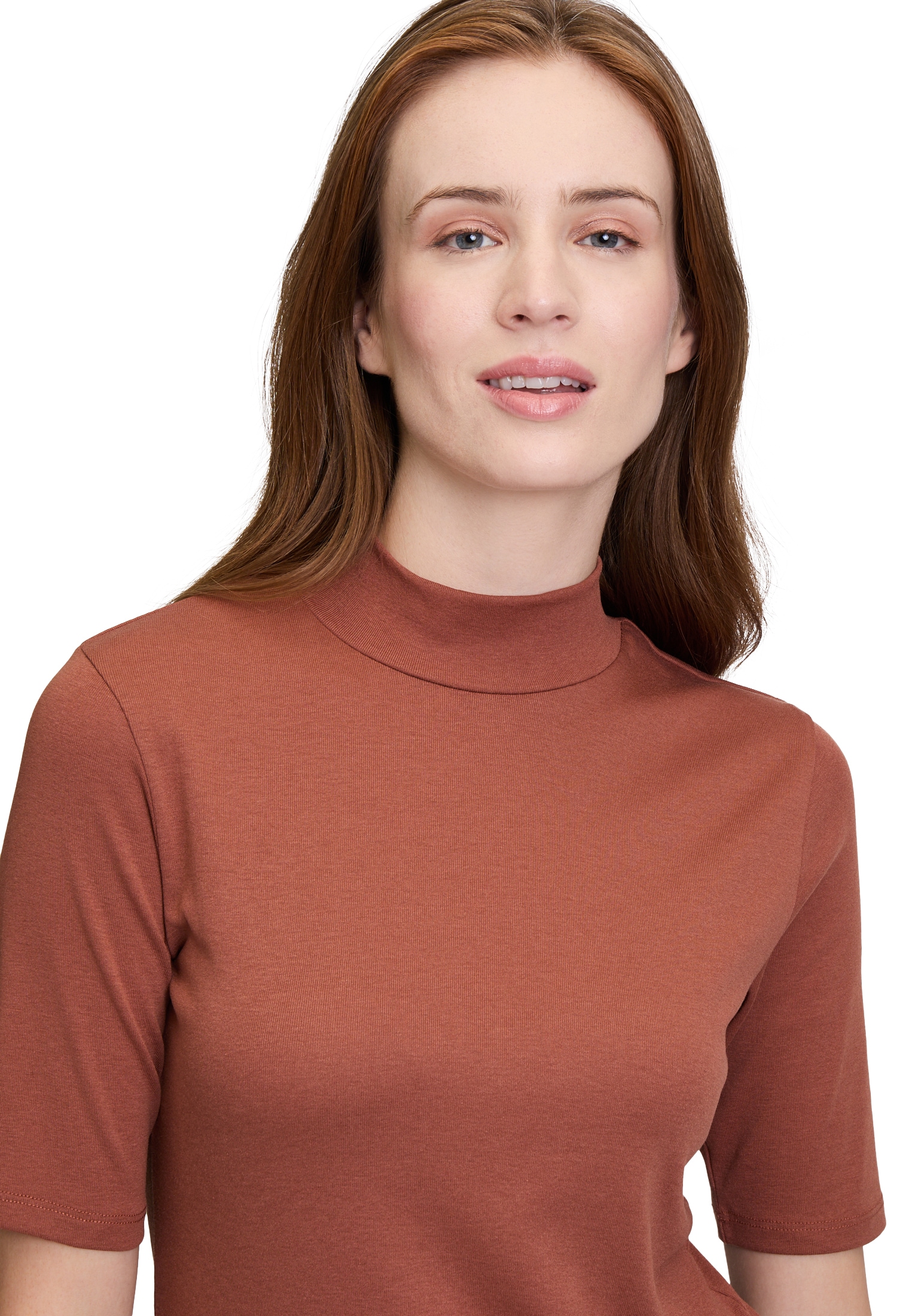 Cartoon Kurzarmshirt »Cartoon Damen Basic Shirt mit Kragen«, (1 tlg.), Material