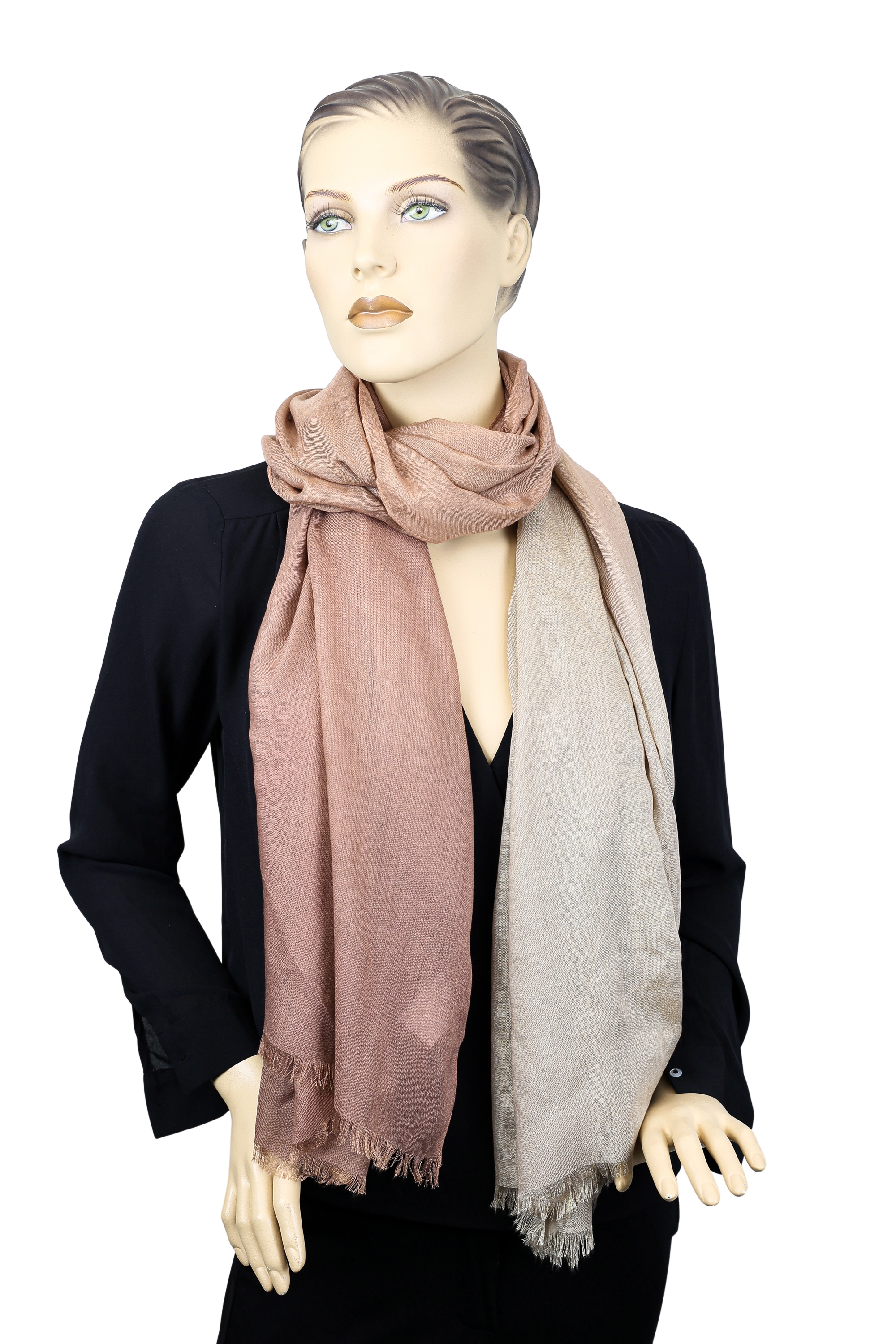 COLLEZIONE ALESSANDRO Modeschal »Uluru«, in verschiedenen beige-rosé Tönen
