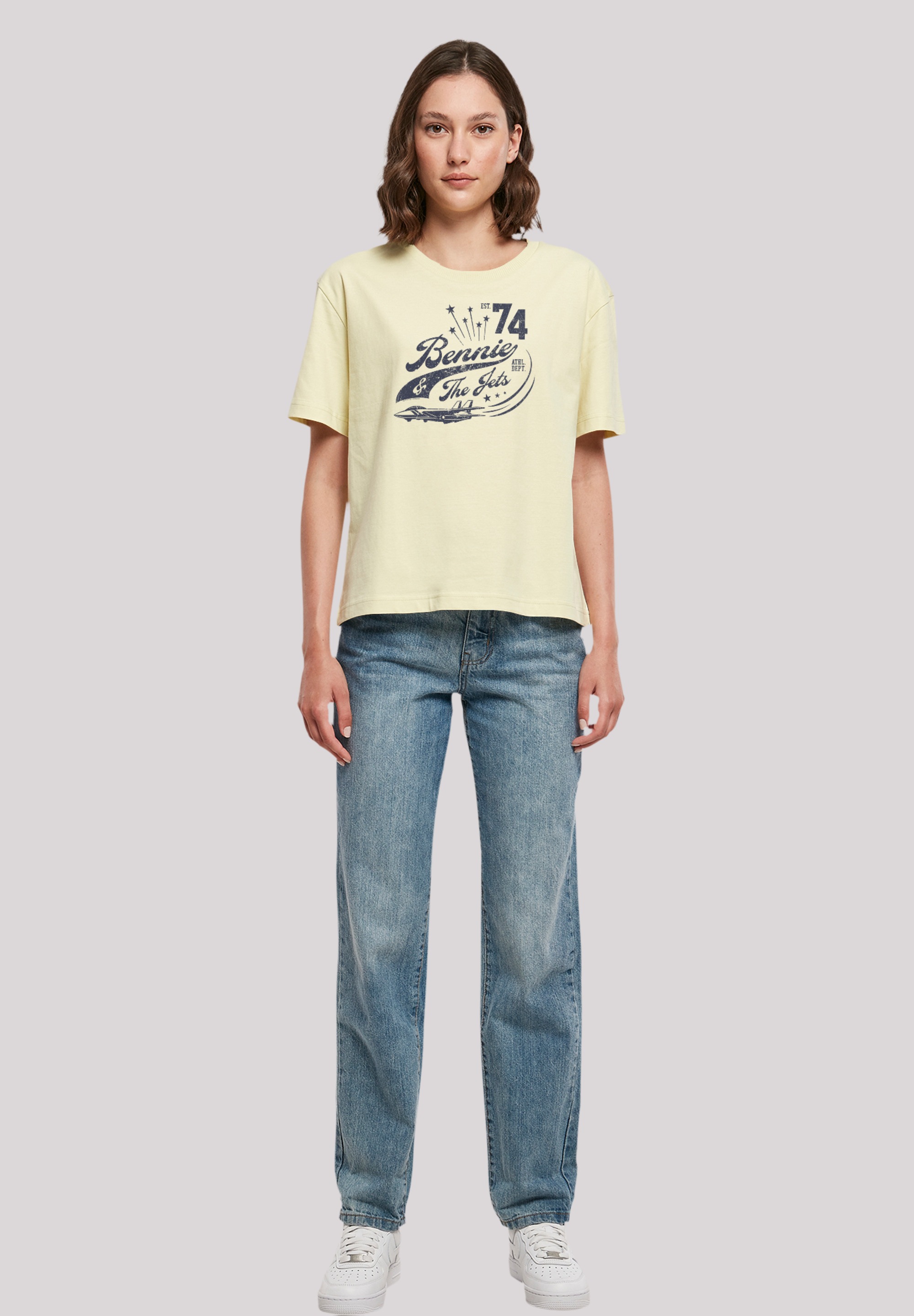 F4NT4STIC T-Shirt »Elton John Bennie And The Jets«, Musik, Band, Logo
