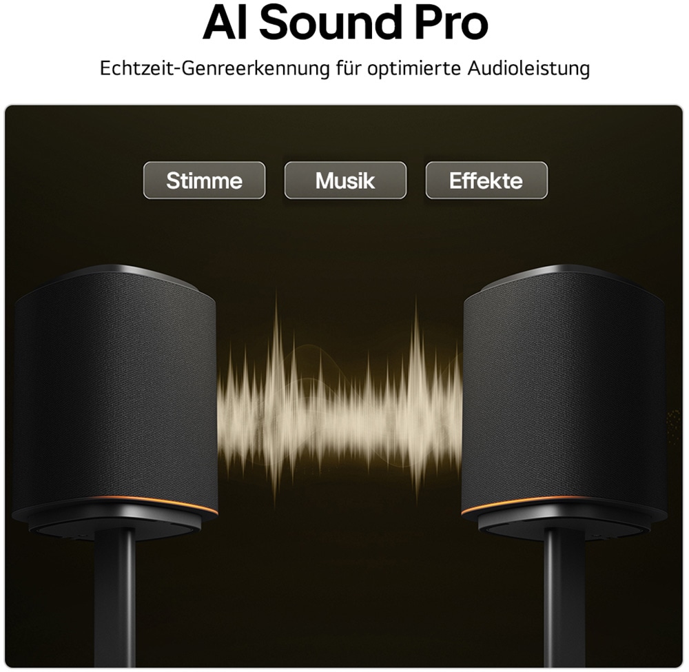 LG Lautsprecher »Sound Suite M7« 2.1 (Bluetooth | WLAN App-Steuerung | Kabelose TV-Verbindung 100 W) unterstützt Dolby Atmos FlexConnect-Technologie