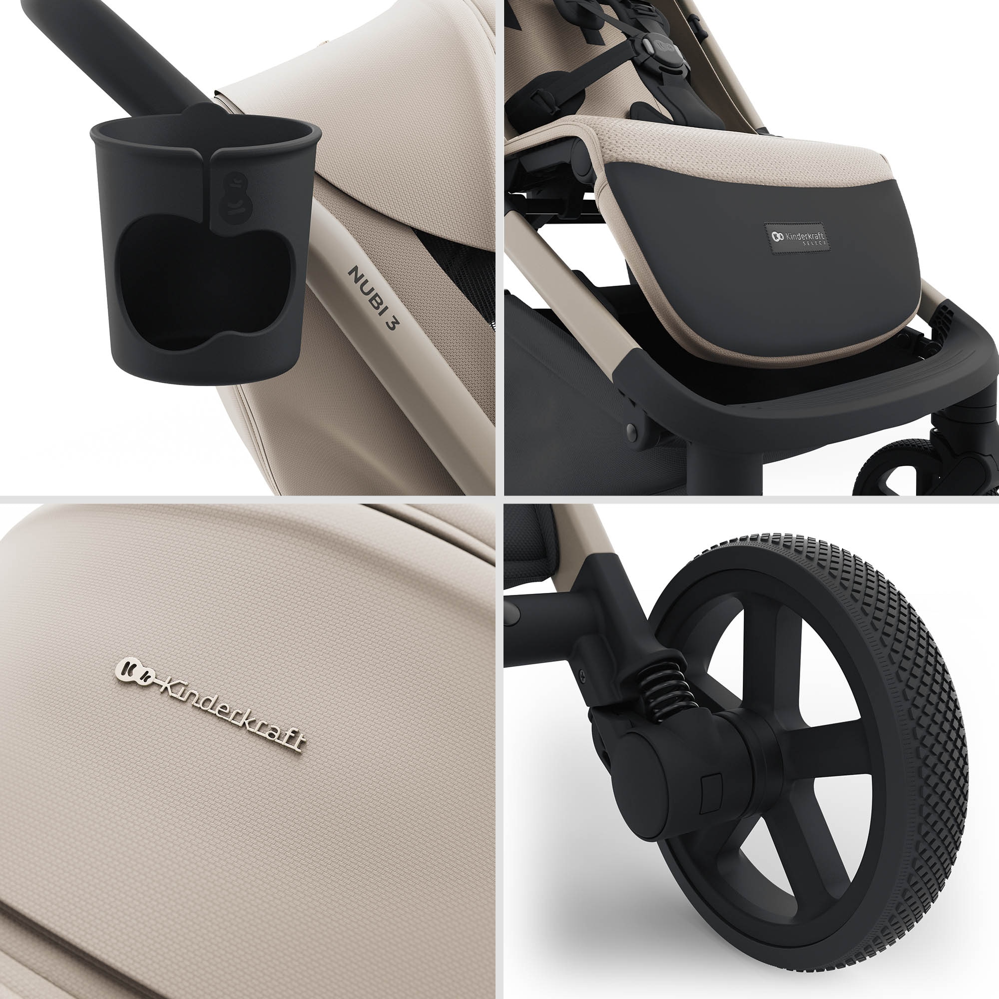 Kinderkraft Kinder-Buggy »NUBI 3« 22 kg