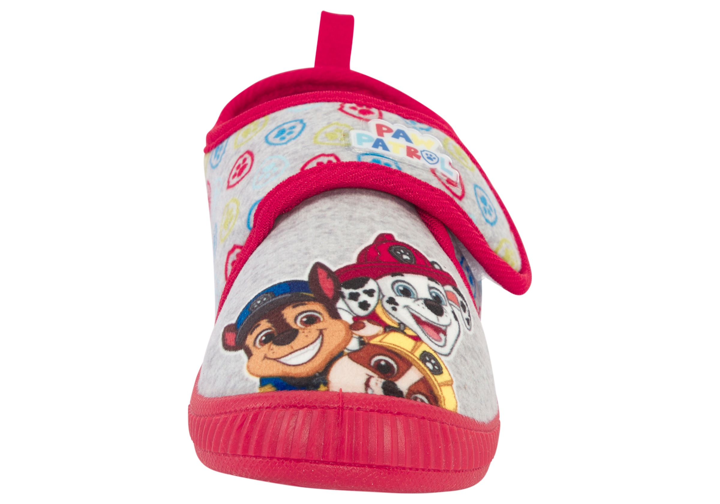 Hausschuh DISNEY "PAW PATROL", Kinder, Gr. 20, grigio melange, Textil, Schuhe Hausschuh 3