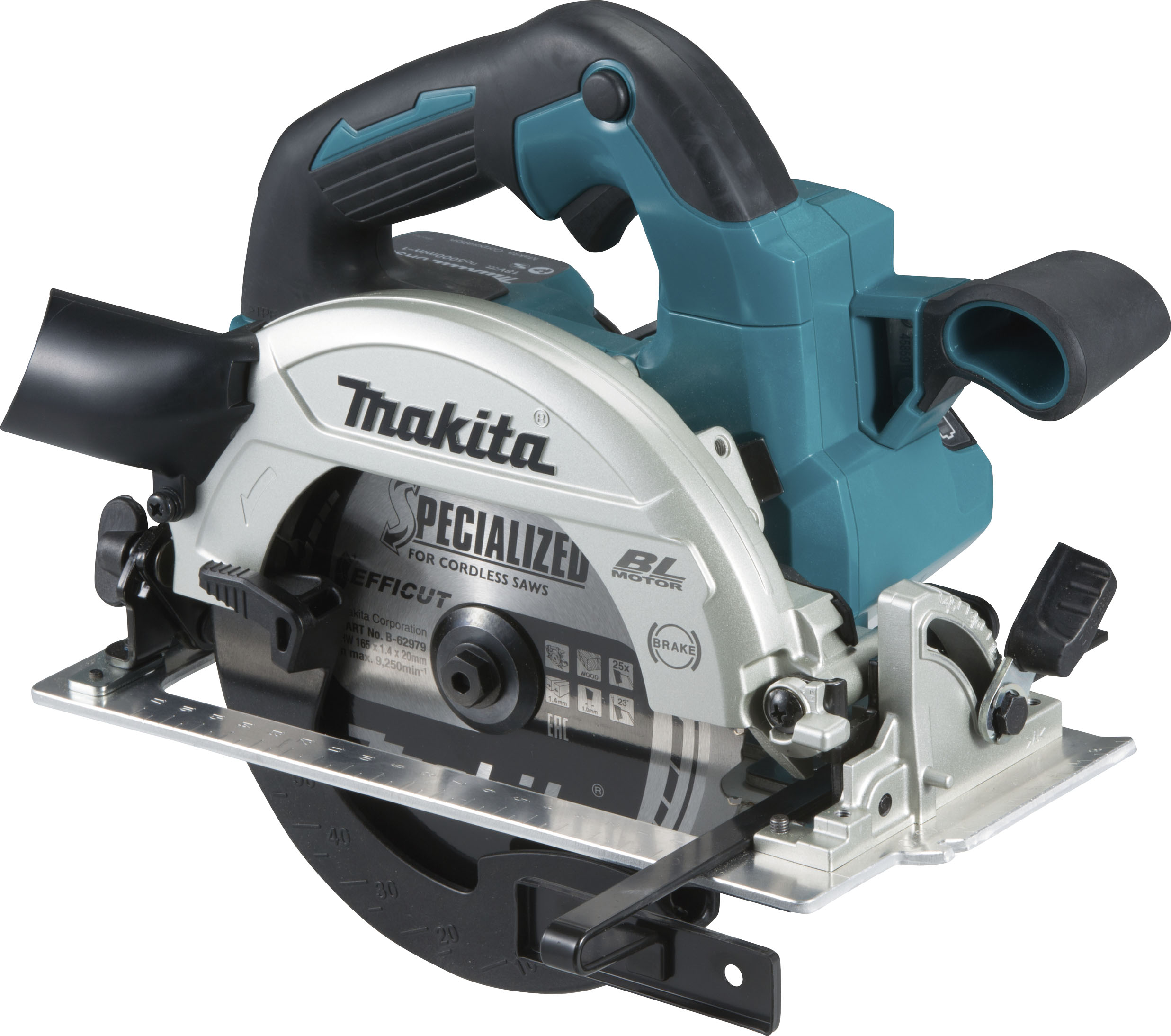MAKITA Akku-Handkreissäge "DHS660Z", B:186mm H:250mm L:270mm, blau, Sägemaschinen, ohne Akku und Ladegerät
