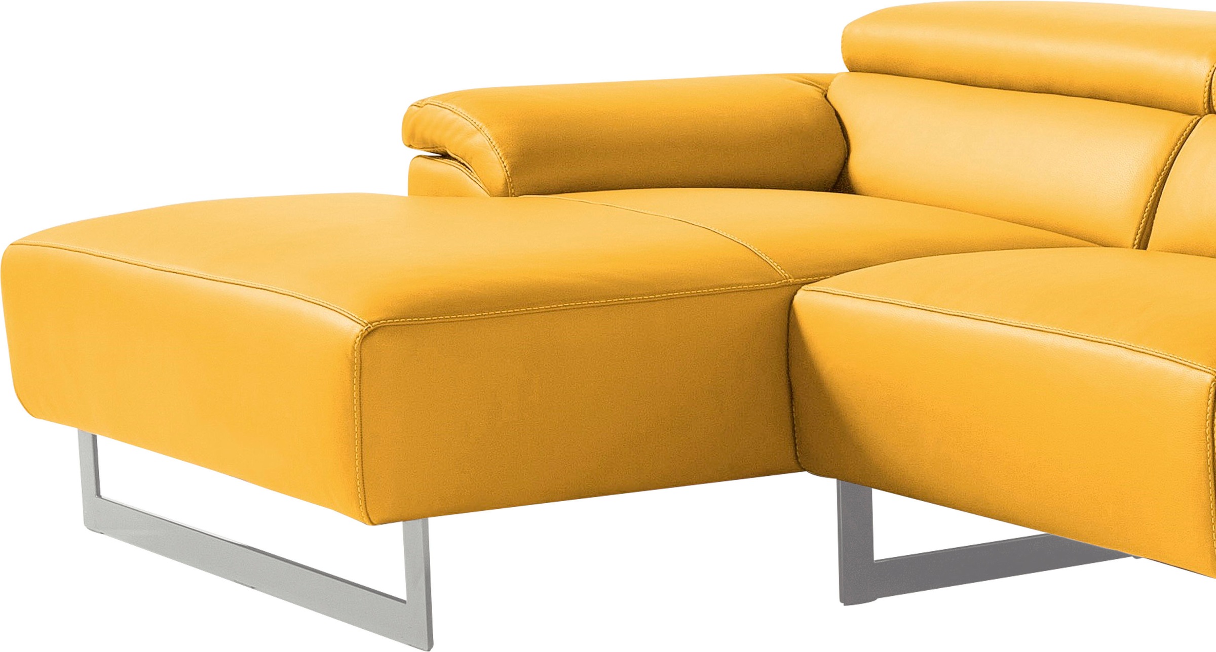 Egoitaliano Ecksofa "Malika, edel und bequem, Designsofa mit hochwertigen B günstig online kaufen