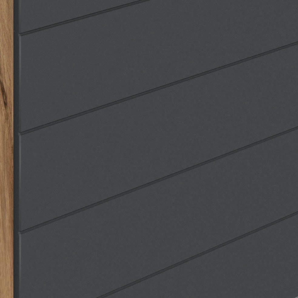 KOCHSTATION Unterschrank »KS-Luhe«, 60 cm breit, hochwertige MDF-Fronten mit waagerechter Lisene