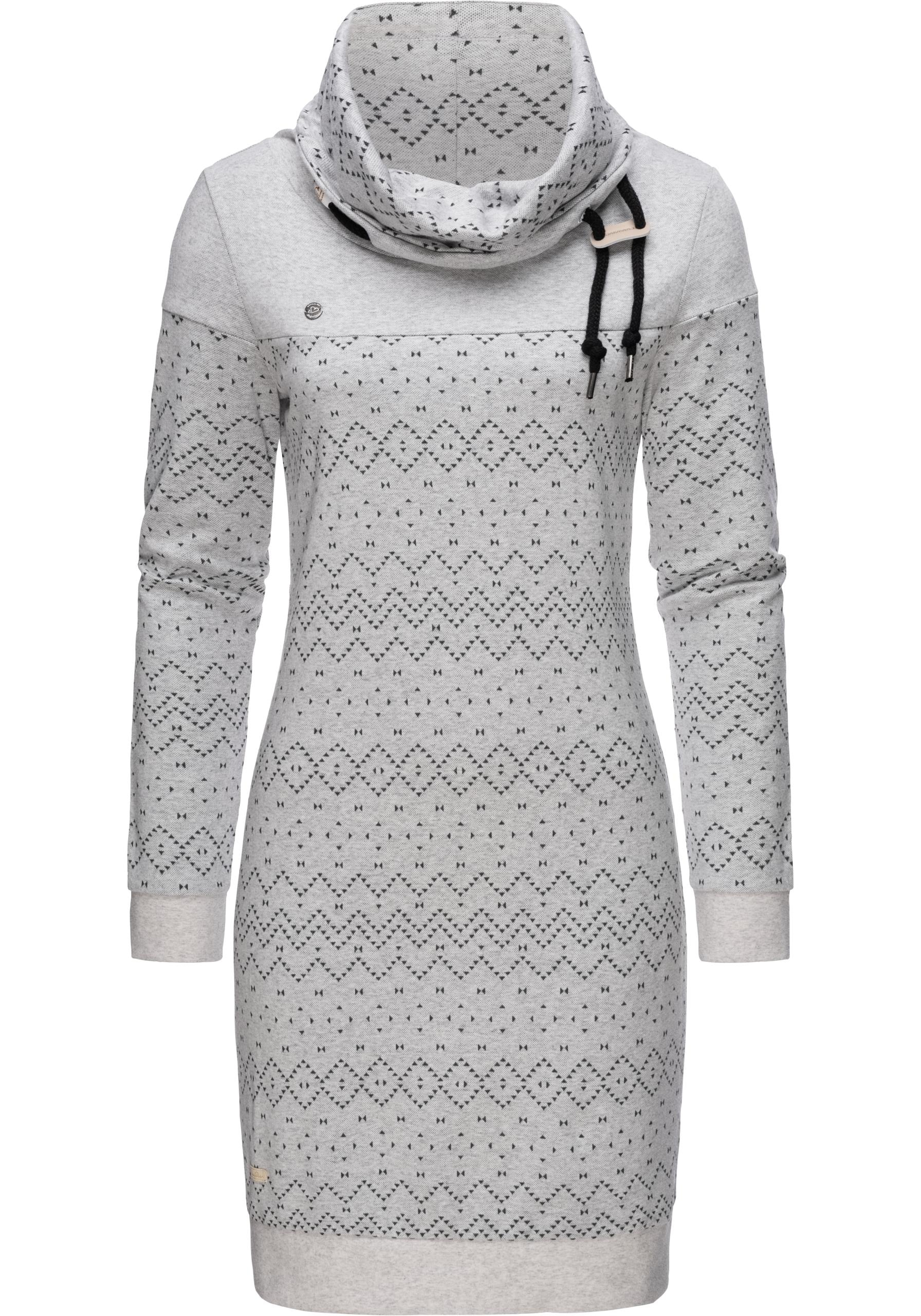 Ragwear Sweatkleid »Chloe Dress«, stylisches mit kaufen Ethnomuster Langarmkleid BAUR 