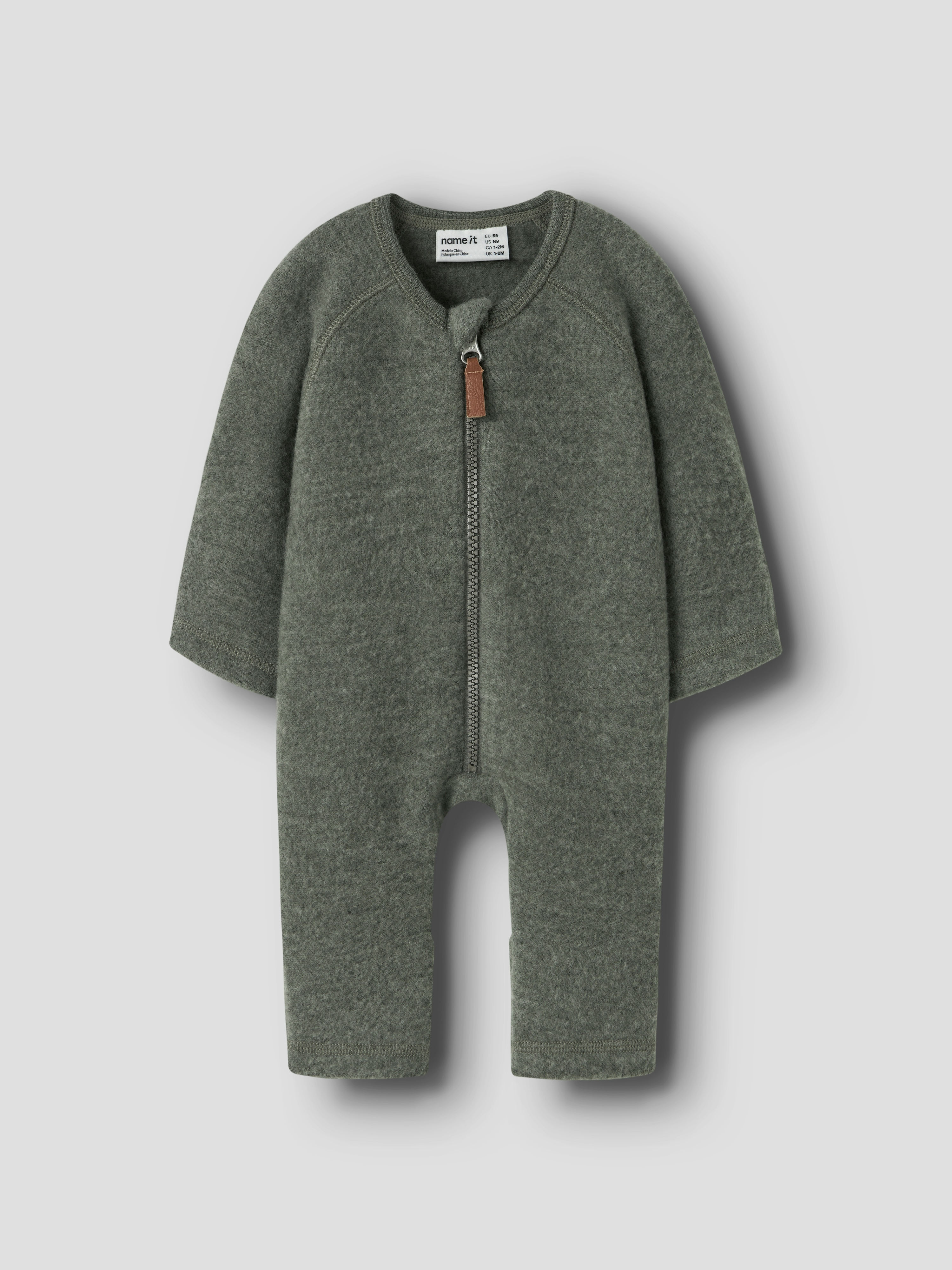 Name It Overall "NBMWMINO WOOL BRU LS SUIT NOOS" Wolle