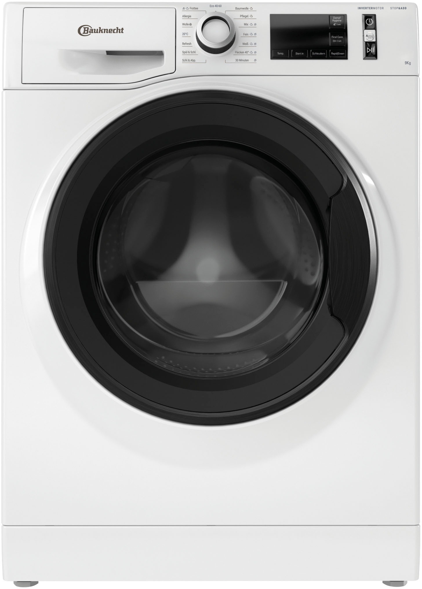 BAUKNECHT Waschmaschine »WM PURE 9A«, WM PURE 9A, 9 kg, 1400 U/min