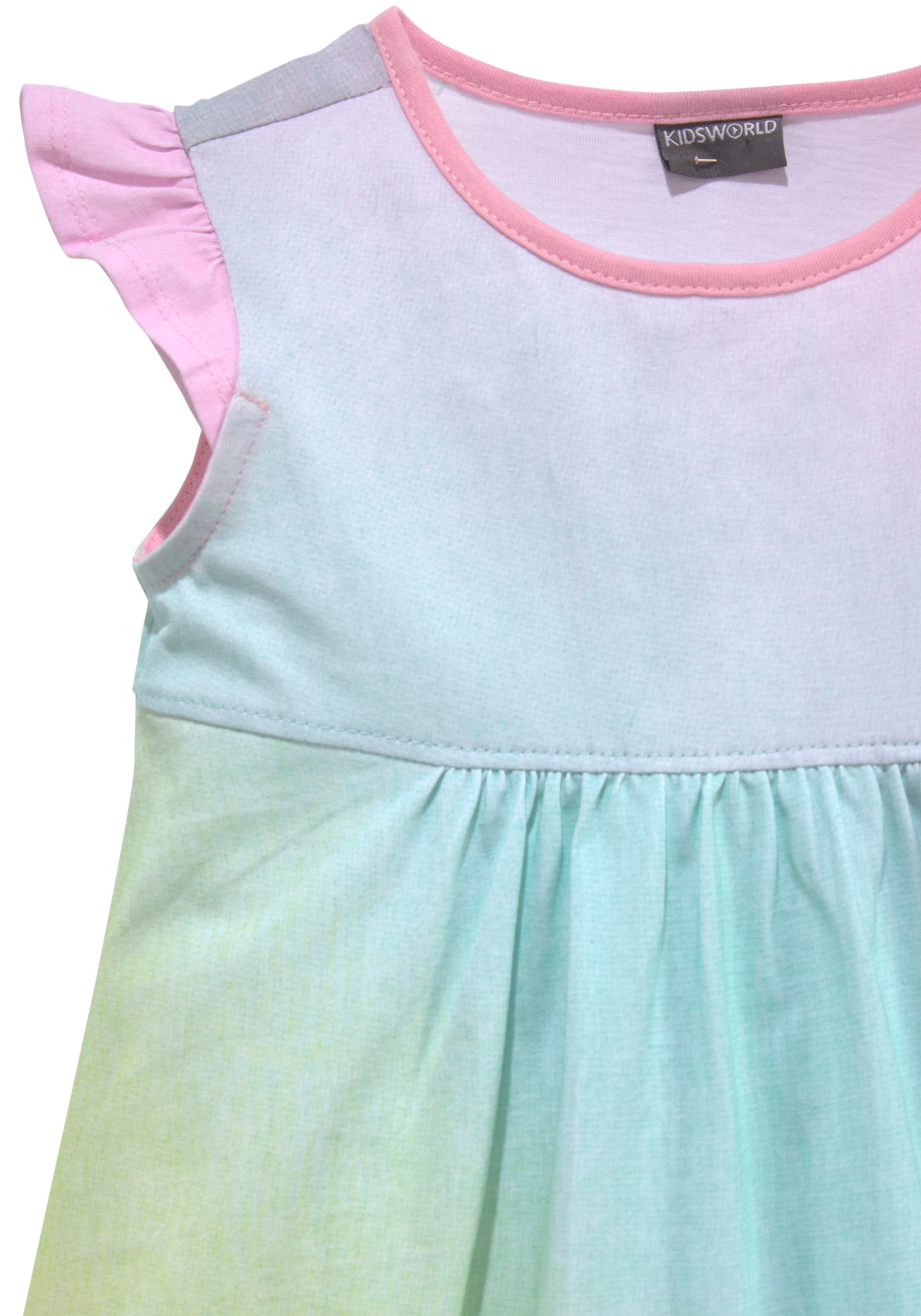 KIDSWORLD Jerseykleid, mit kleinen Flügelärmeln online bestellen | BAUR