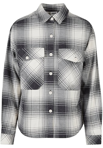 Klassische Bluse »Urban Classics Damen Ladies Oversized Check Shirt«