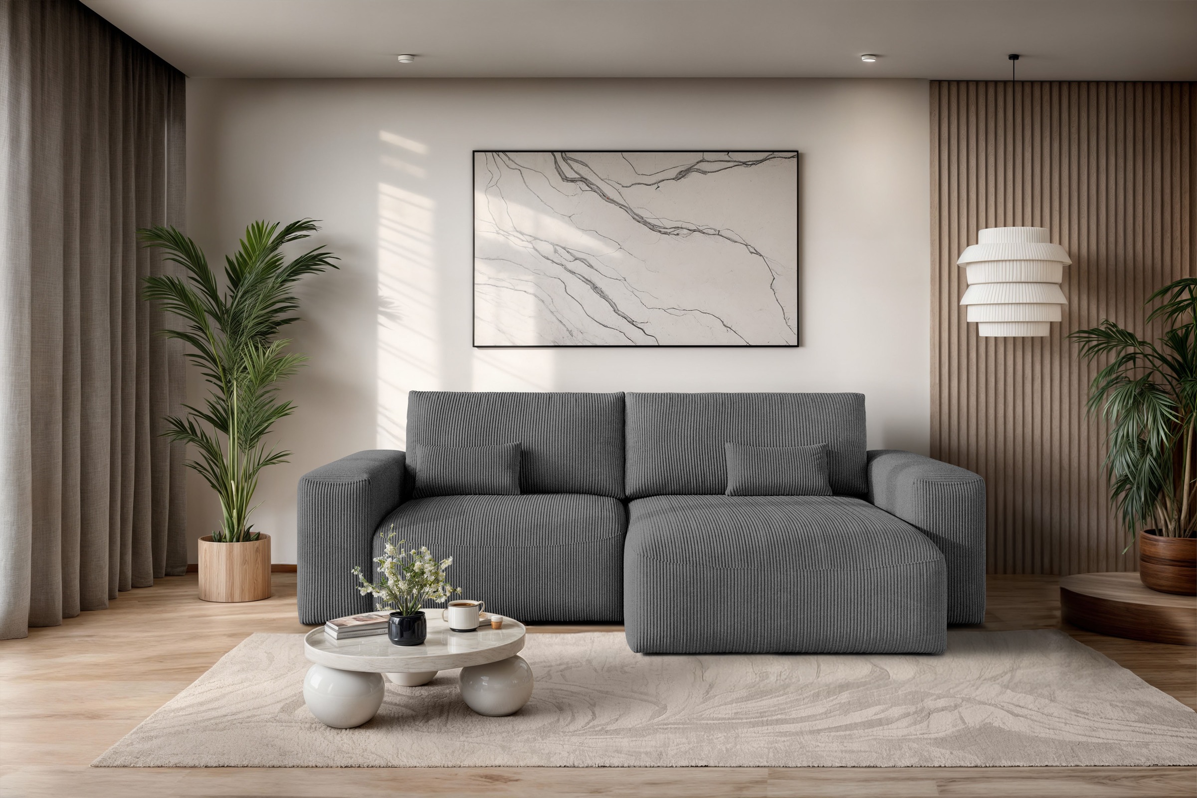 OTTO home Ecksofa "MATTS Schlafsofa mit Bettkasten, Maße B/T/H: 265/159/89 günstig online kaufen