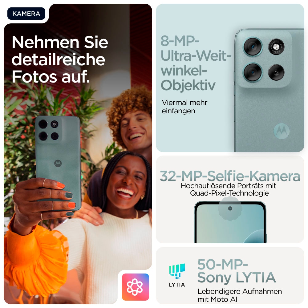 Motorola Smartphone »moto g56 5G«, PANTONE® Gray Mist