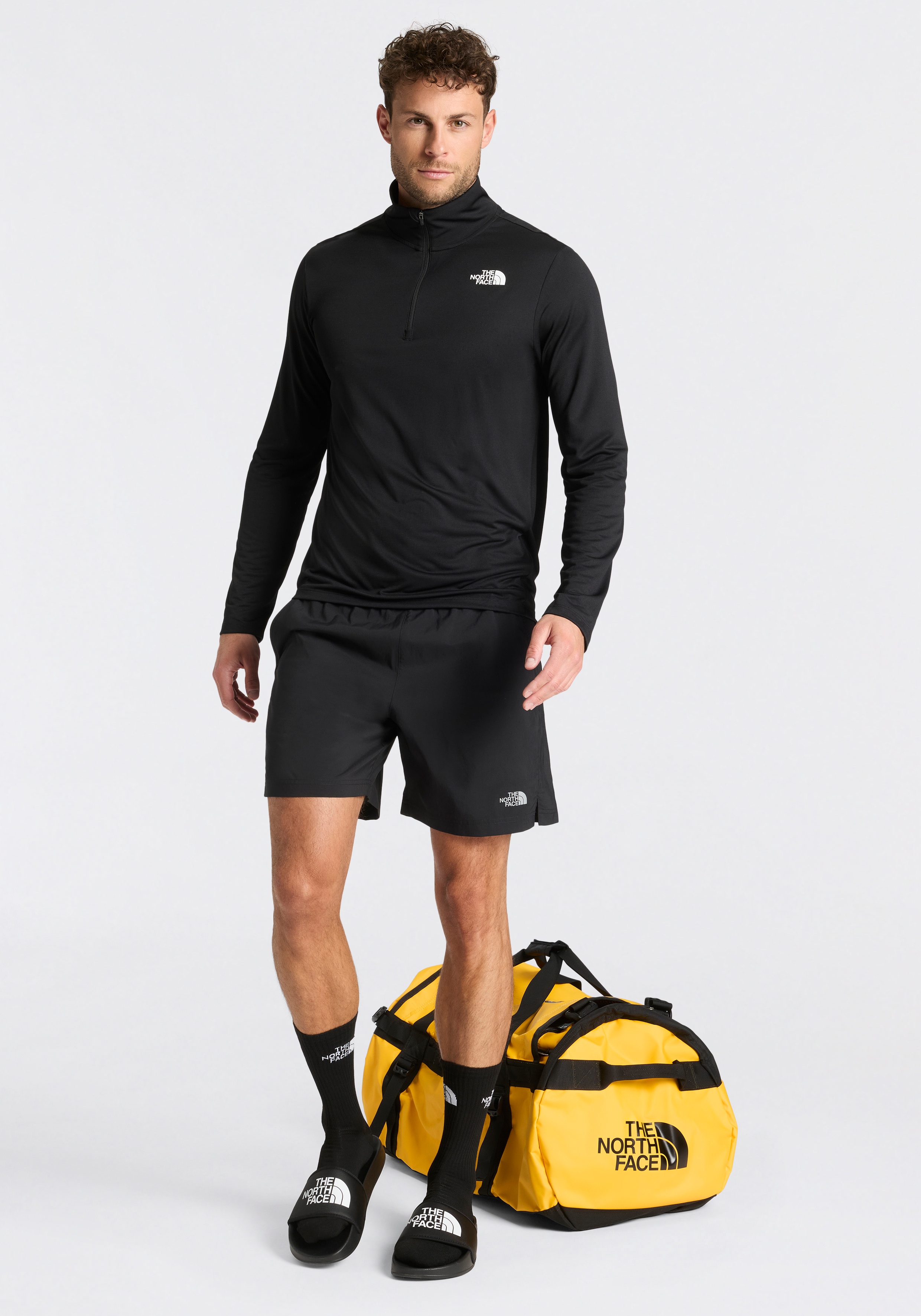 The North Face Funktionsshorts "M 24/7 7IN SHORT" für Fitness und Laufen, mit Eingrifftaschen, ohne Verschluss