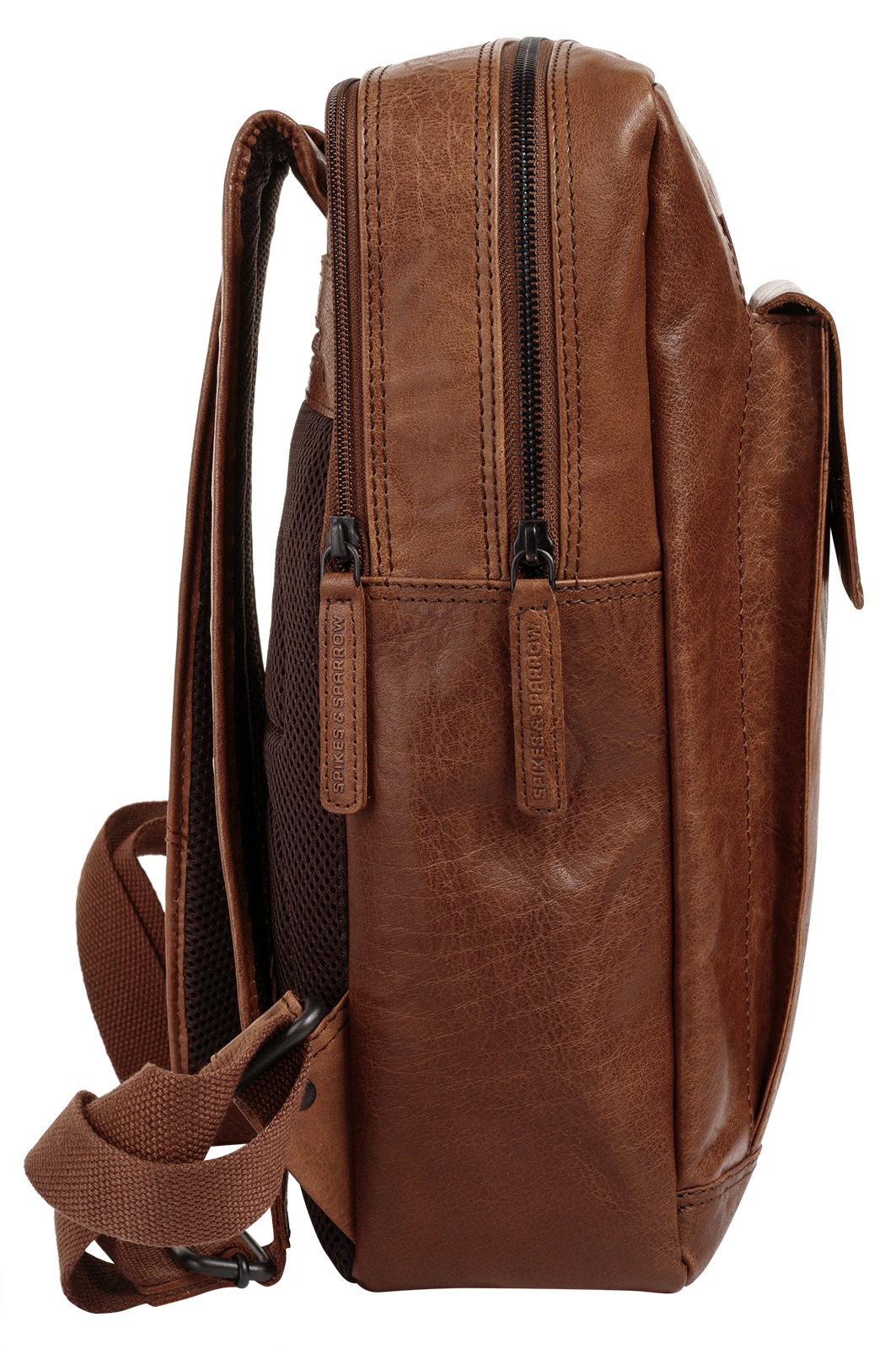 Spikes &amp; Sparrow Laptoprucksack echt Leder ZN7210