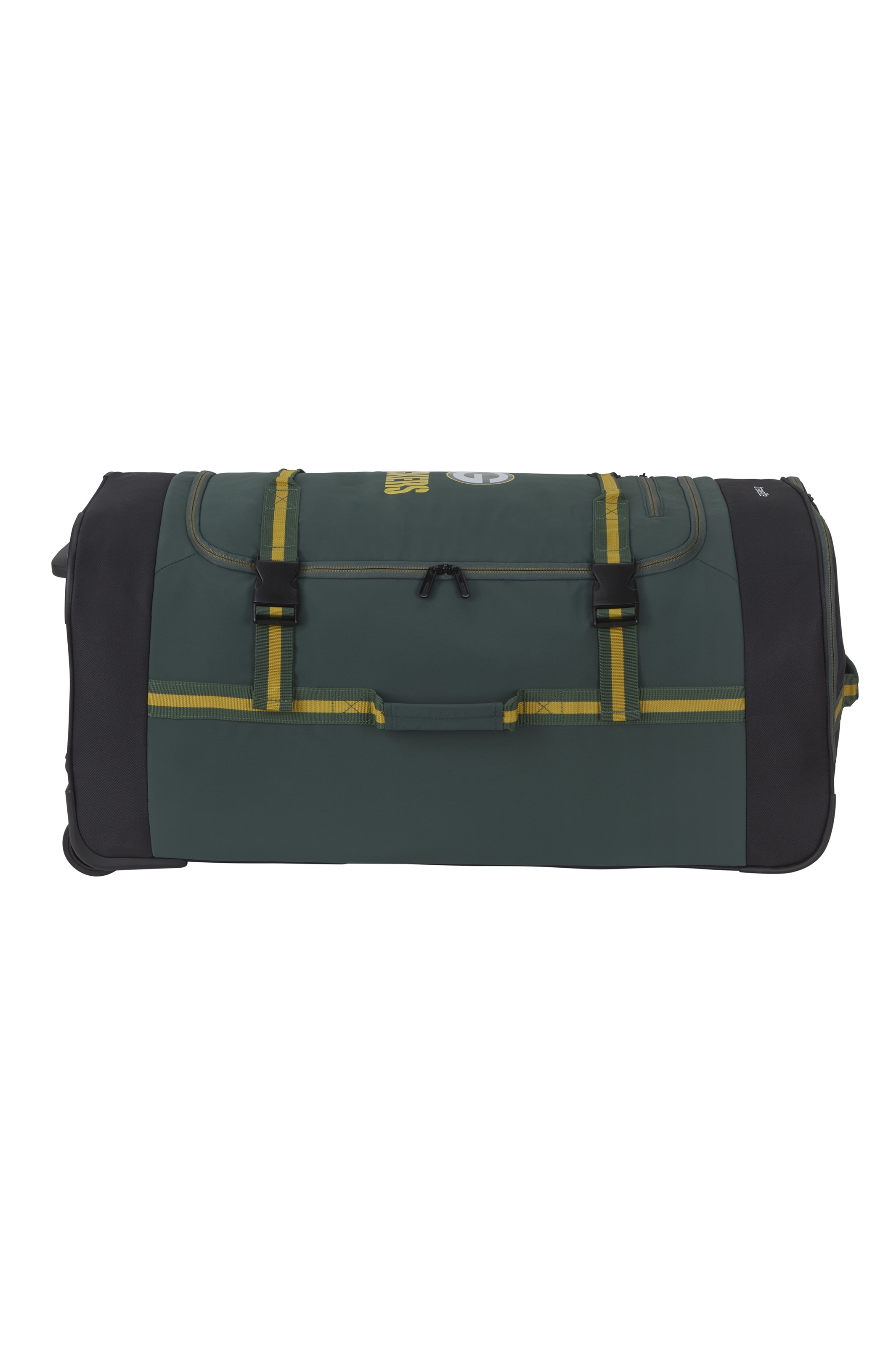 travelite "travelite x NFL Rollenreisetasche" große Öffnung, Schuhfach und Teleskopgestänge – robust und praktisch