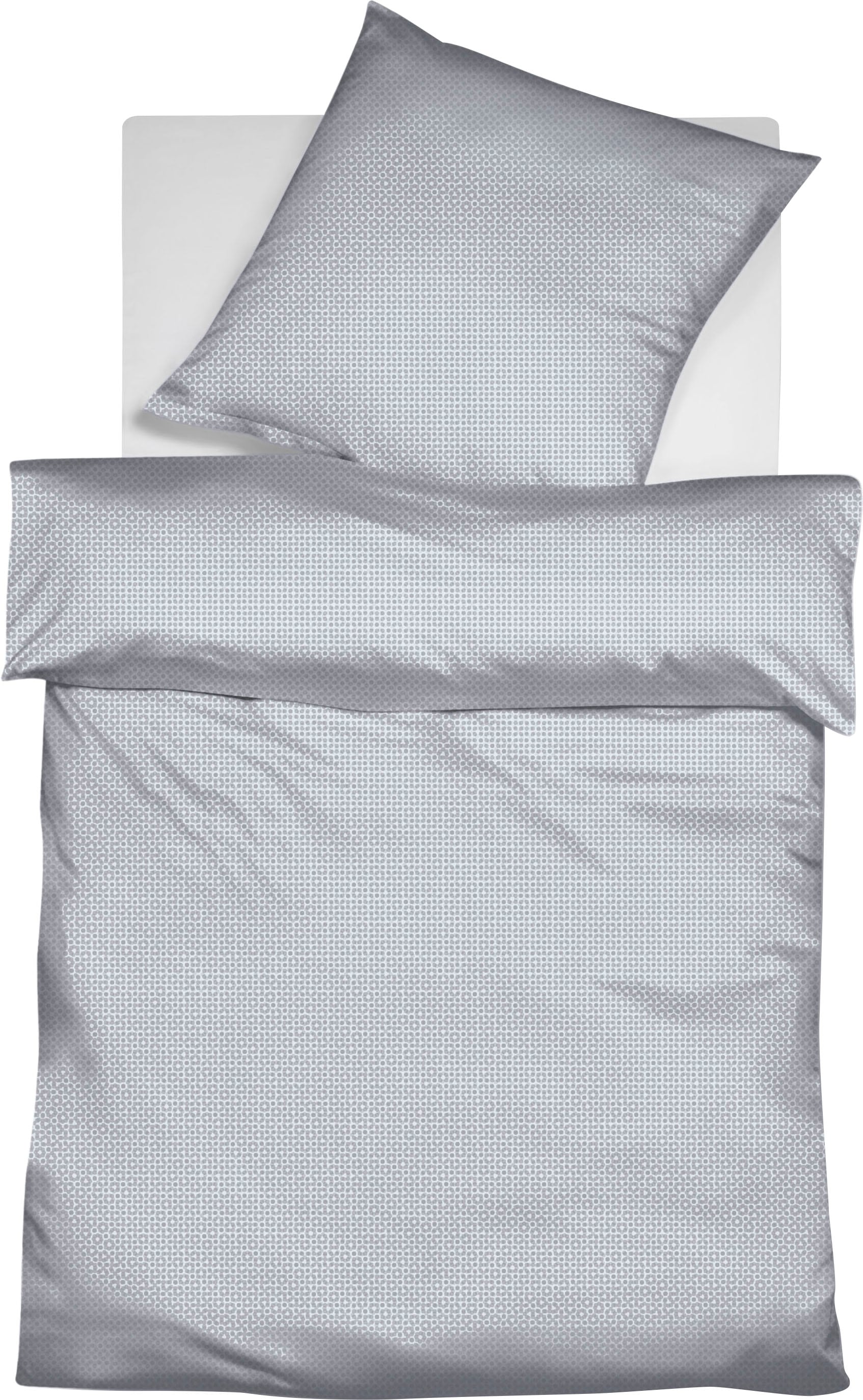 fleuresse "Porto" 2 Stk. 100% Baumwolle, in Gr. 135x200, 155x220, 200x200cm, Reißverschluss