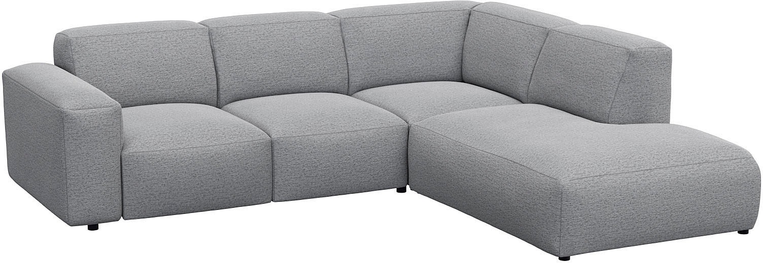 FLEXLUX Ecksofa »Lucera, super Sitzkomfort durch Kaltschaum im Sitz, L-Form«, modern & anschmiegsam, Designsofa, modernes skandinavisches Design