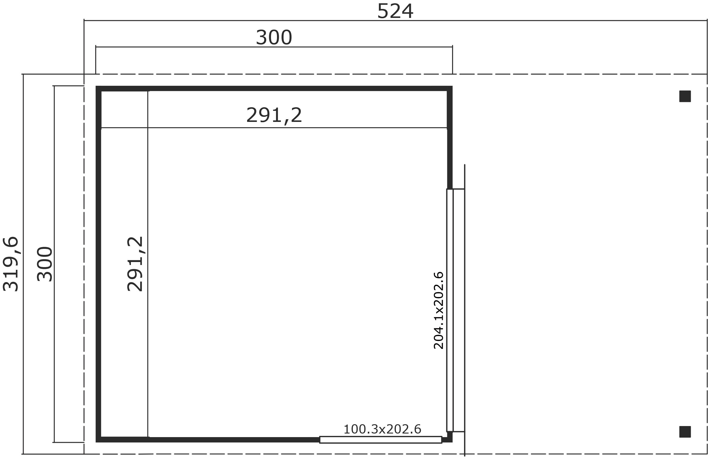 LASITA MAJA Gartenhaus »DOMEO Dachverlängerung, 2044+2956 Fundamentmass x Lichtgrau BAUR (Set), bestellen 3000, | 2 mit LICHTGRAU/ANTHRAZIT«